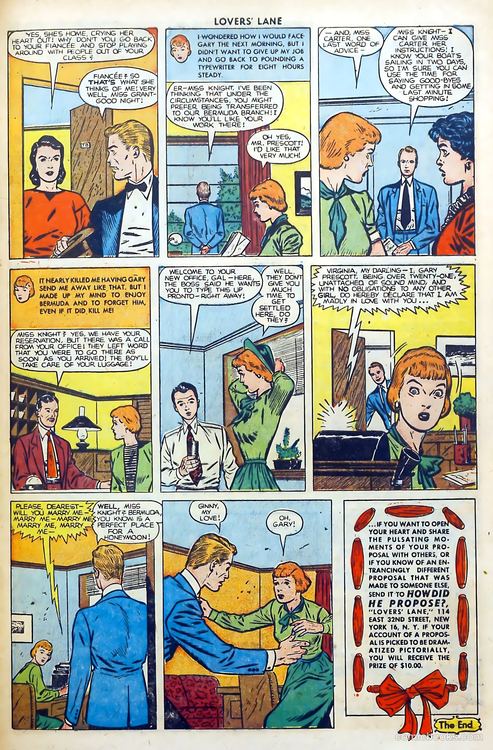 Lovers' Lane #2 (1949, Lev Gleason Publications, Inc.) — page 47 of 54