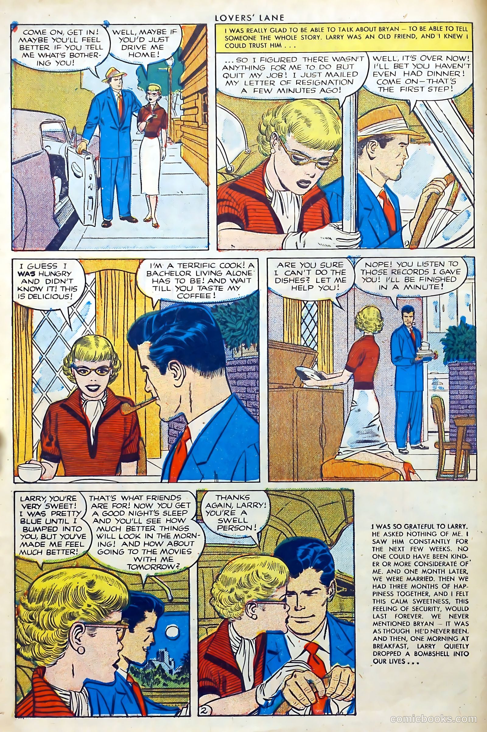 Lovers' Lane #27 (1952) — page 4 of 37