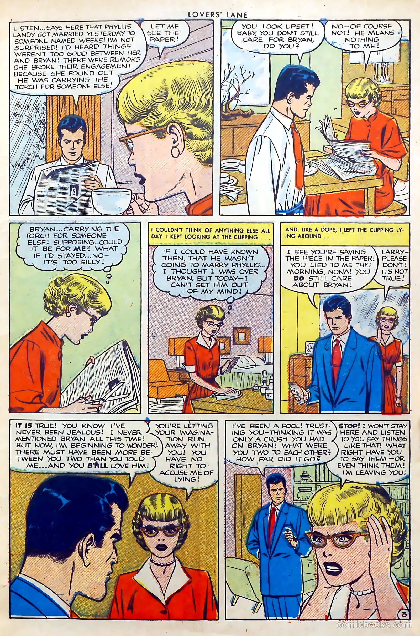 Lovers' Lane #27 (1952) — page 5 of 37