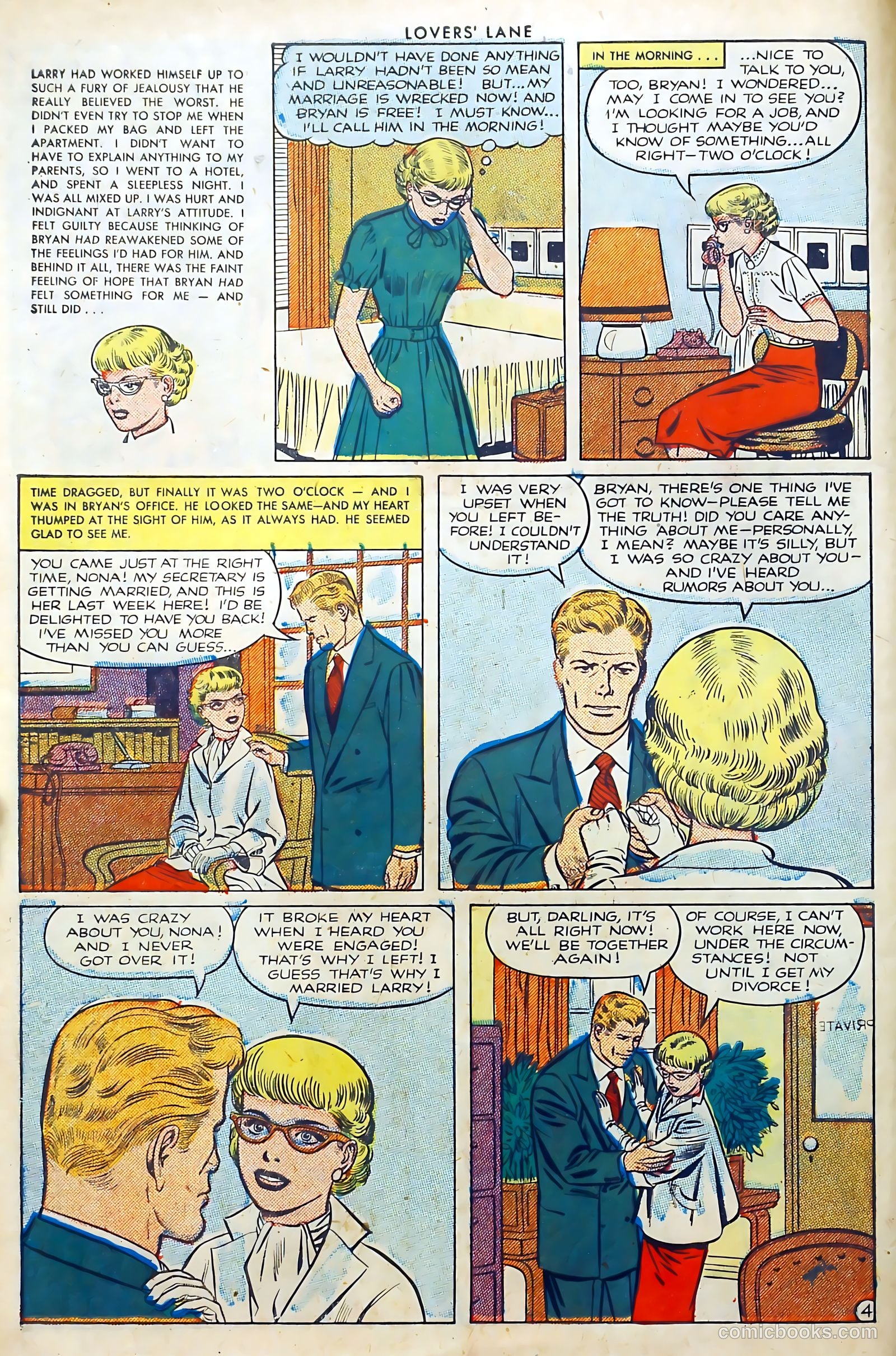 Lovers' Lane #27 (1952) — page 6 of 37