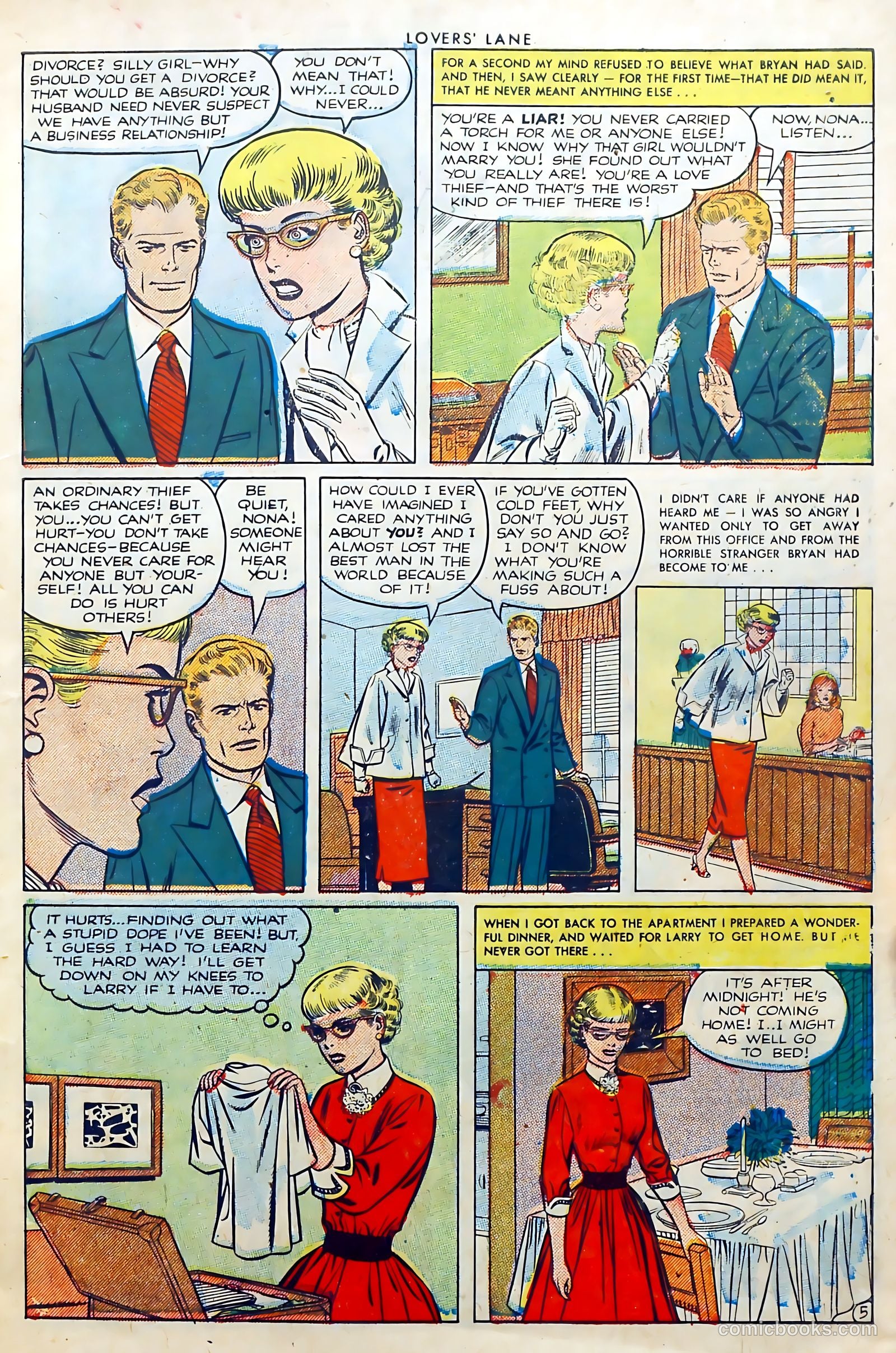 Lovers' Lane #27 (1952) — page 7 of 37