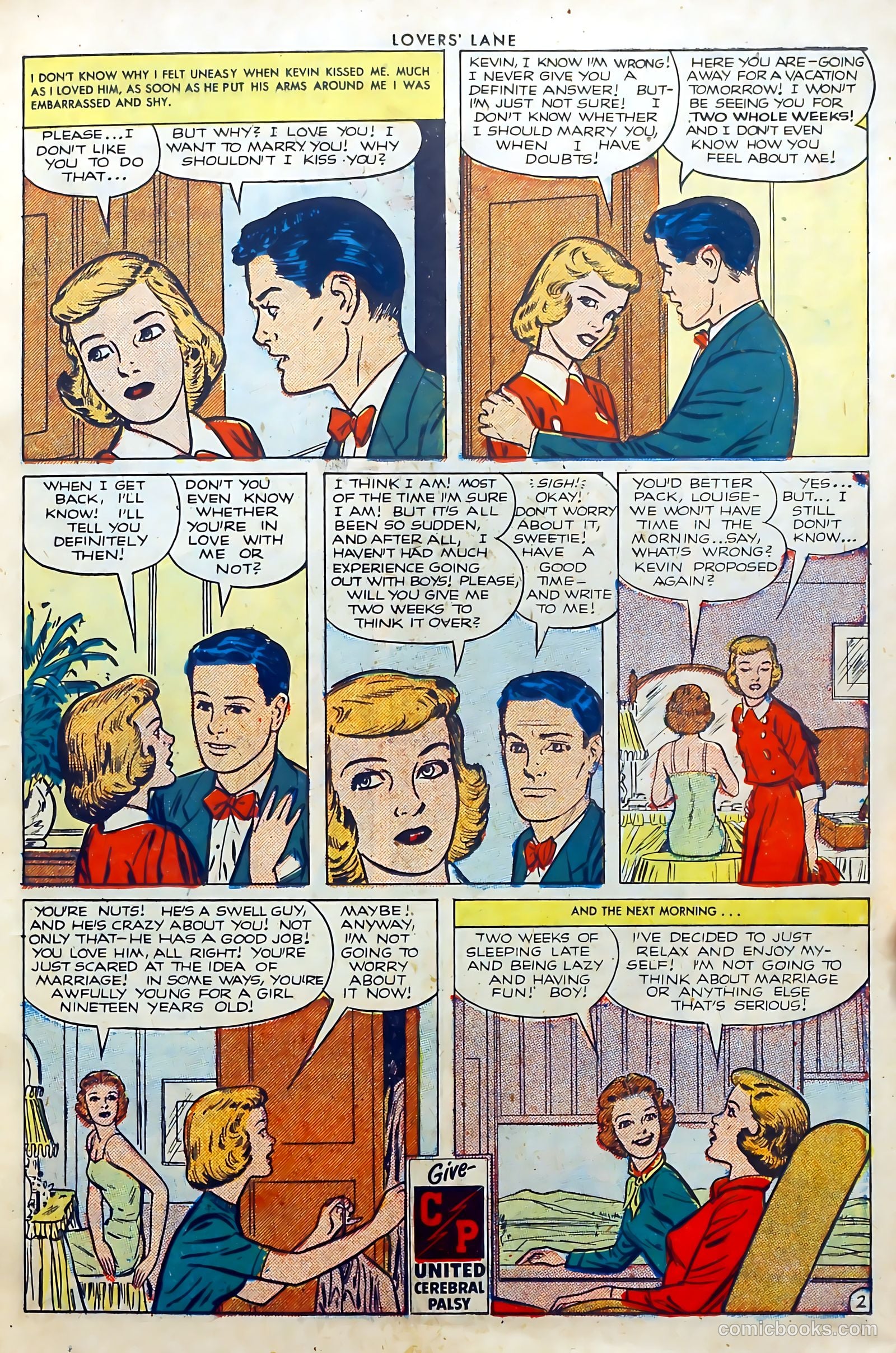 Lovers' Lane #27 (1952) — page 11 of 37