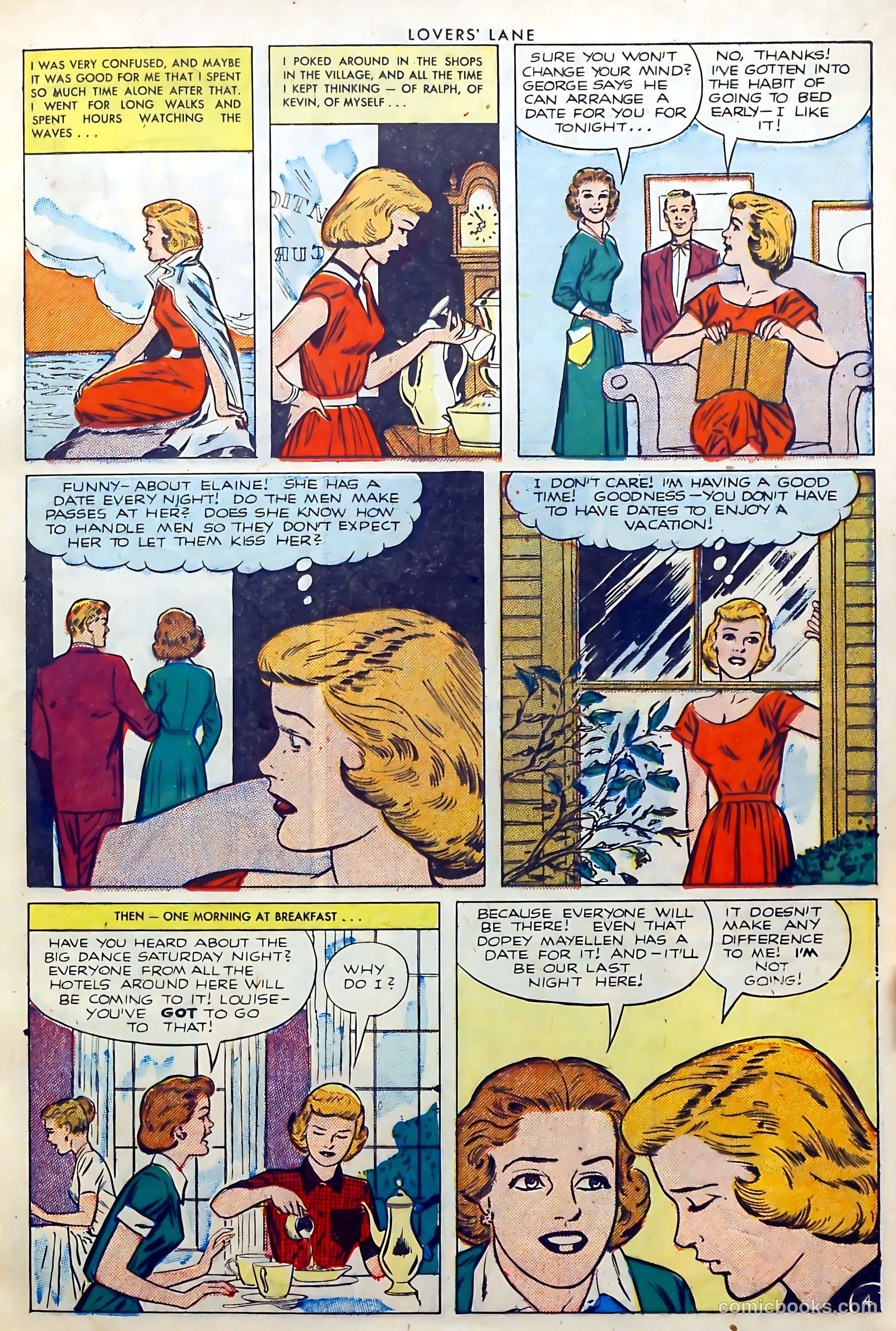 Lovers' Lane #27 (1952) — page 13 of 37