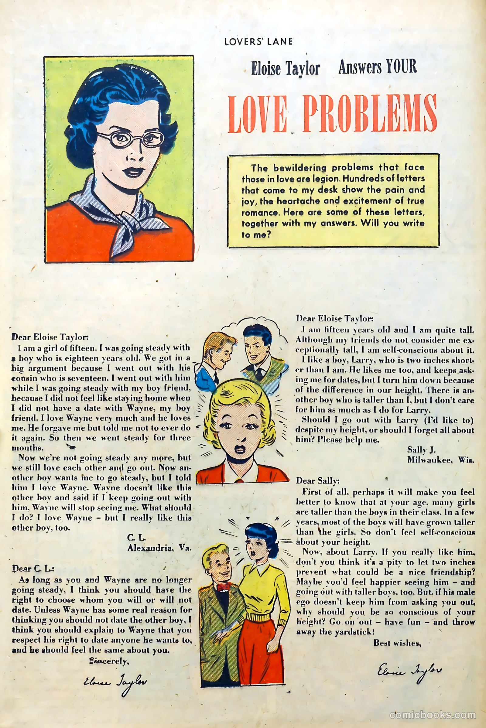 Lovers' Lane #27 (1952) — page 16 of 37