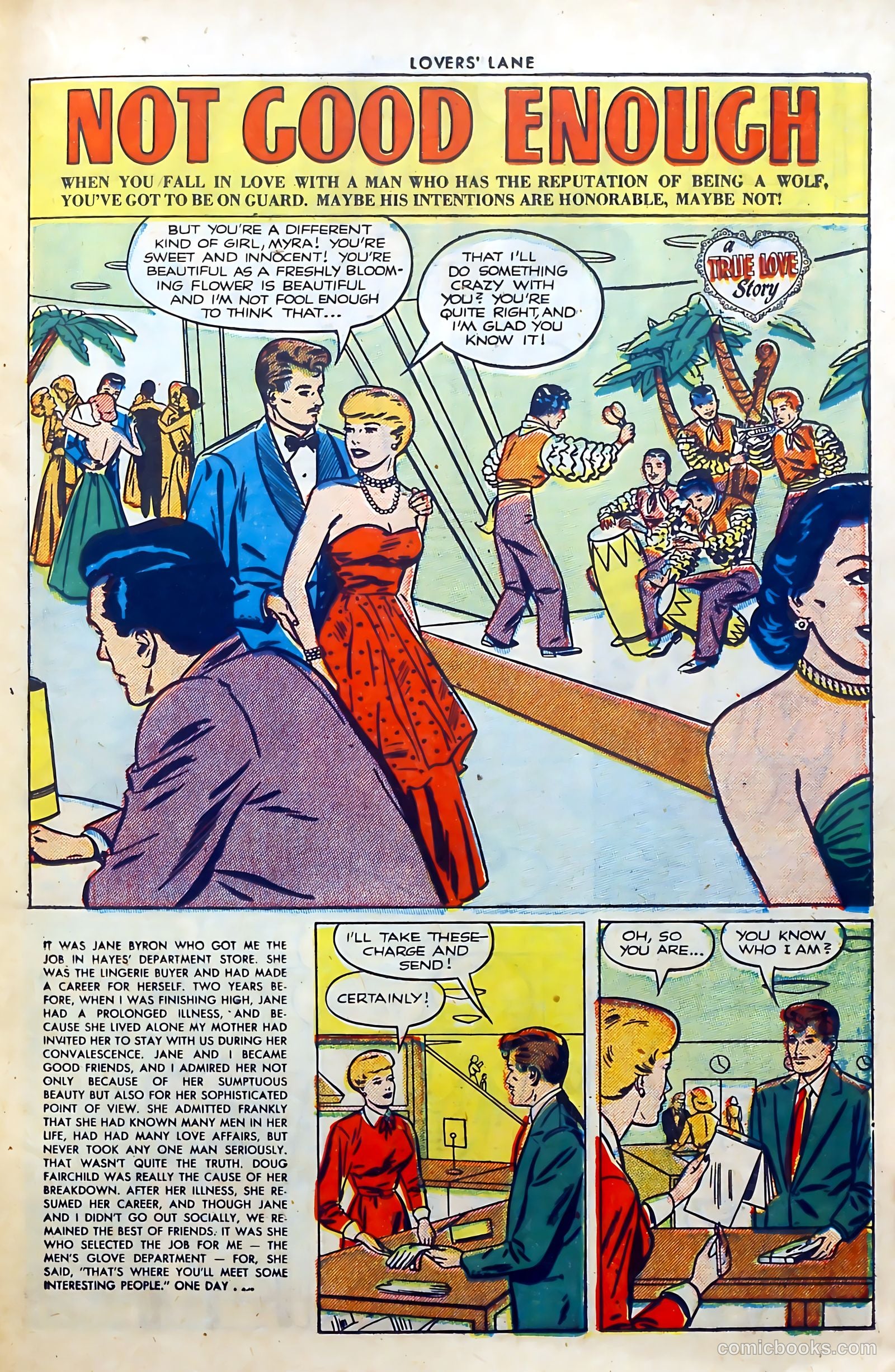 Lovers' Lane #27 (1952) — page 19 of 37