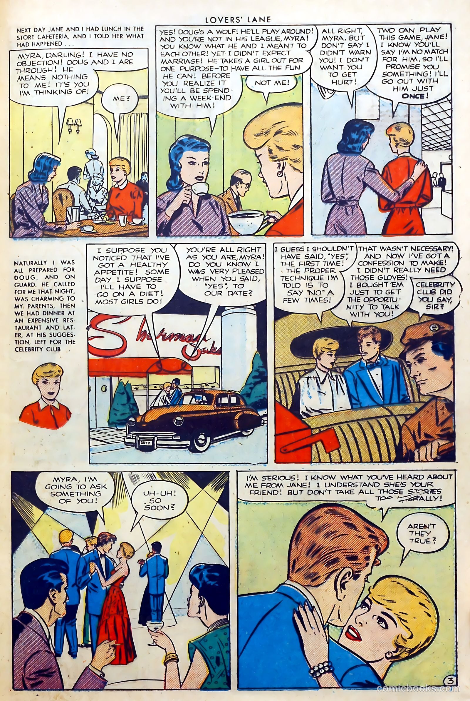 Lovers' Lane #27 (1952) — page 21 of 37