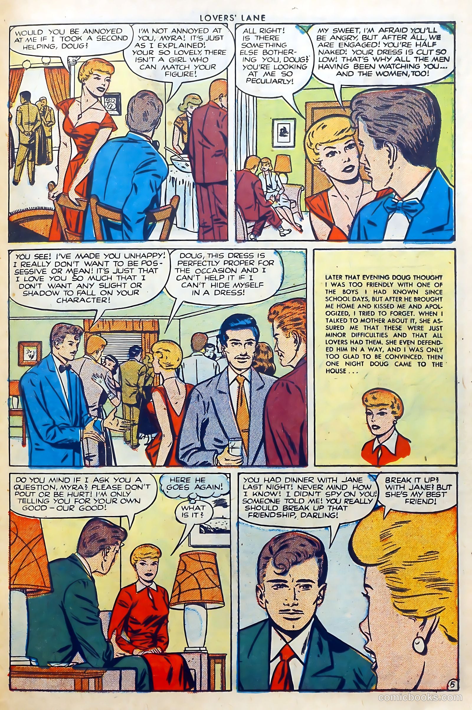 Lovers' Lane #27 (1952) — page 23 of 37