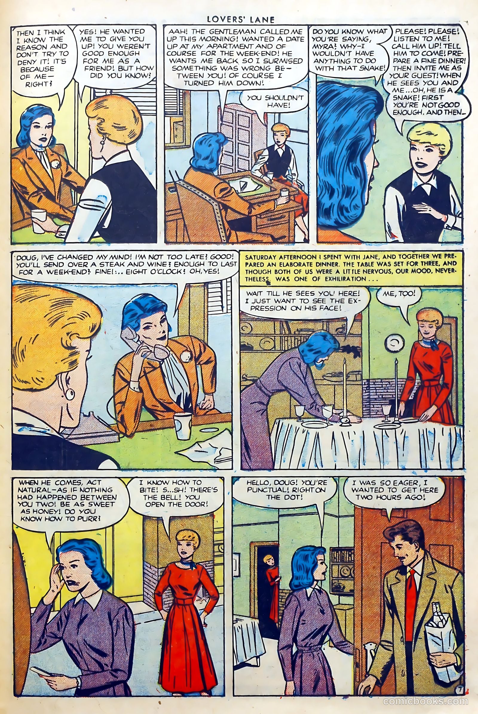 Lovers' Lane #27 (1952) — page 25 of 37