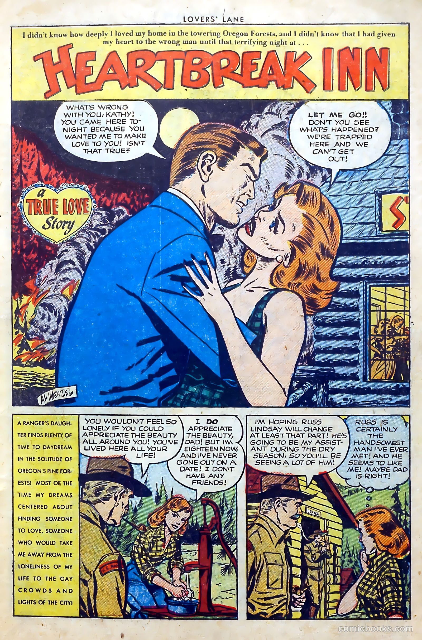 Lovers' Lane #36 (1953, Lev Gleason Publications, Inc.) — page 3 of 37