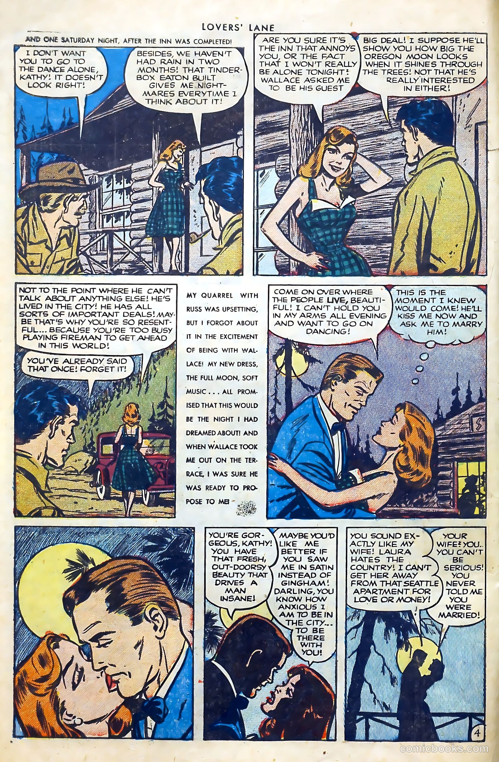 Lovers' Lane #36 (1953, Lev Gleason Publications, Inc.) — page 6 of 37