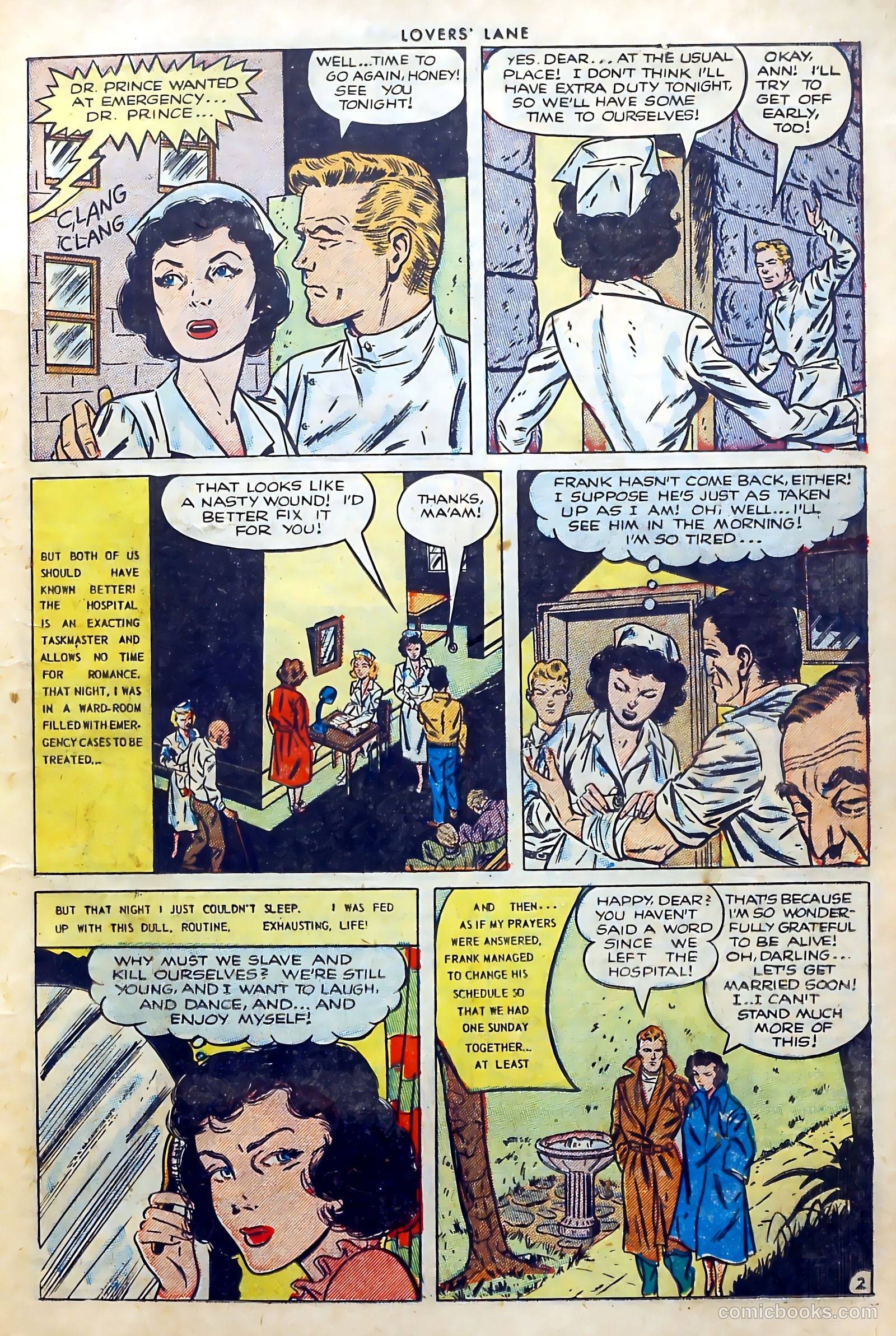 Lovers' Lane #36 (1953, Lev Gleason Publications, Inc.) — page 11 of 37