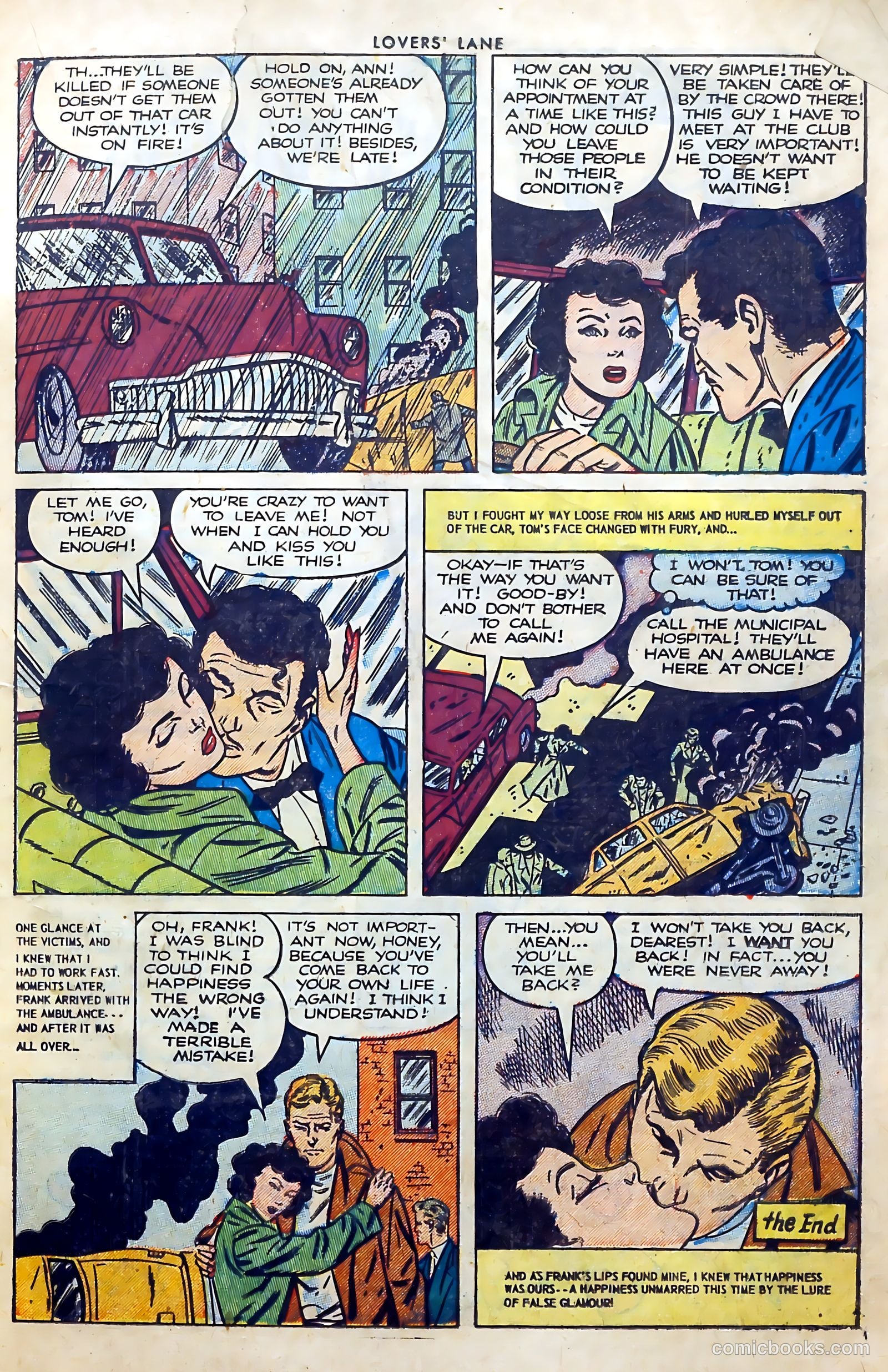 Lovers' Lane #36 (1953, Lev Gleason Publications, Inc.) — page 15 of 37