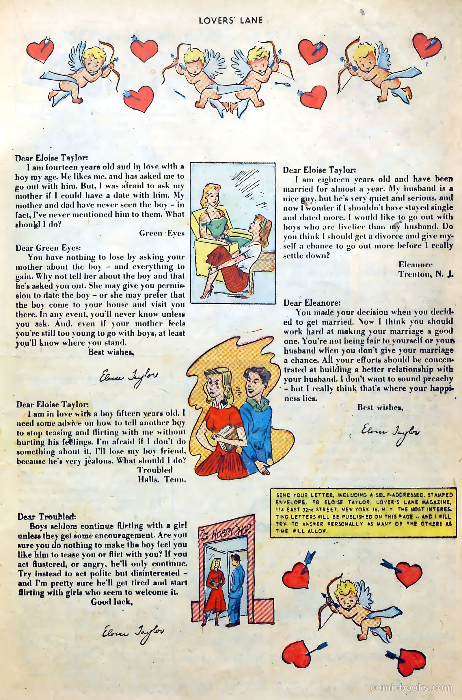 Lovers' Lane #36 (1953, Lev Gleason Publications, Inc.) — page 17 of 37