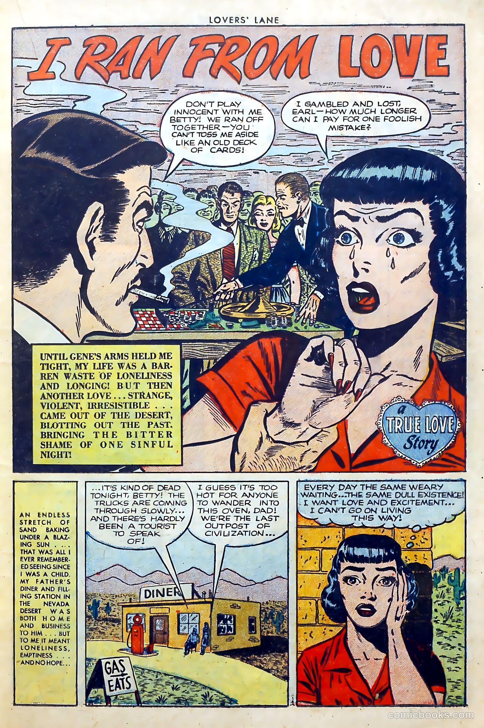 Lovers' Lane #36 (1953, Lev Gleason Publications, Inc.) — page 19 of 37