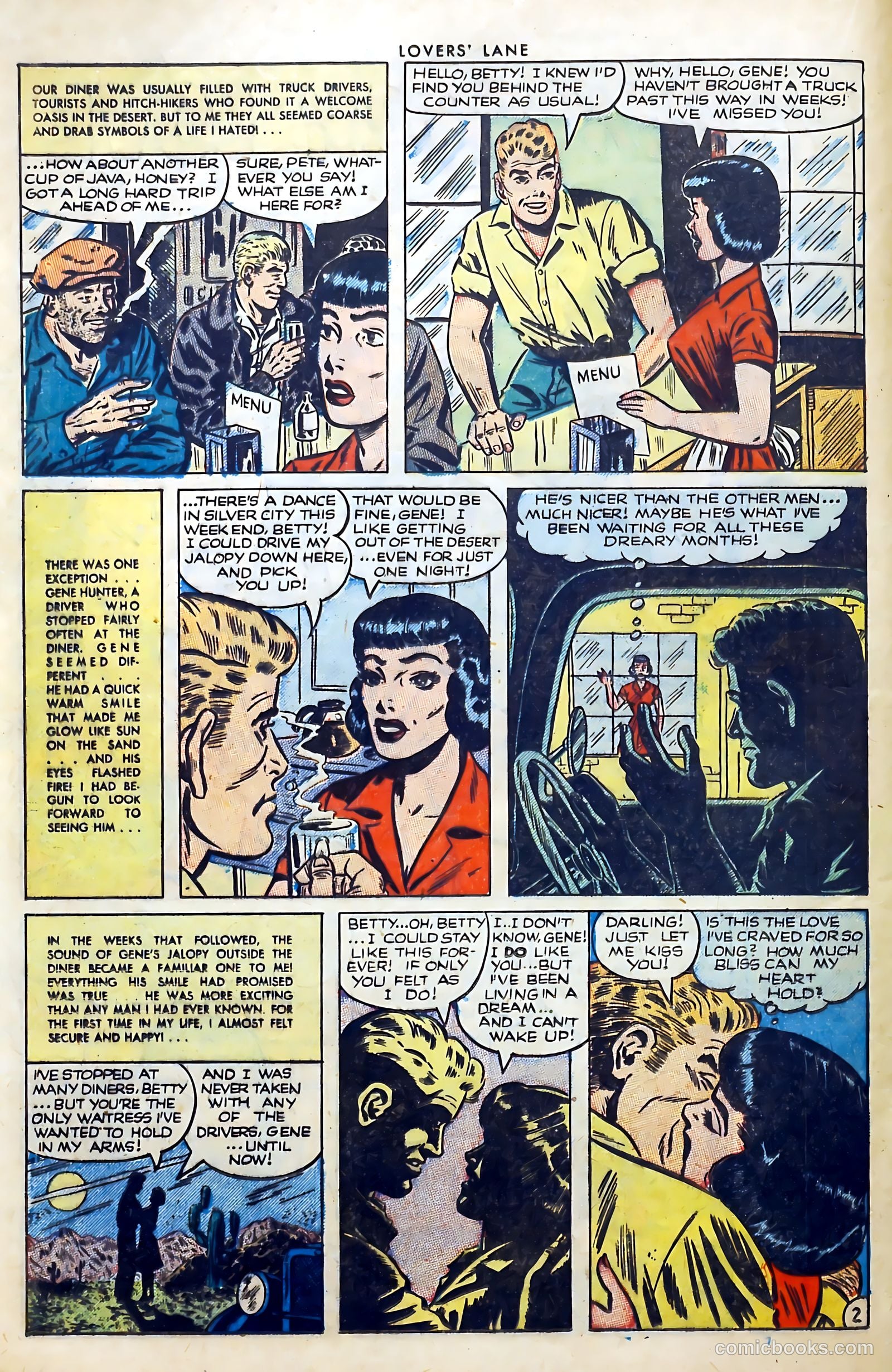 Lovers' Lane #36 (1953, Lev Gleason Publications, Inc.) — page 20 of 37