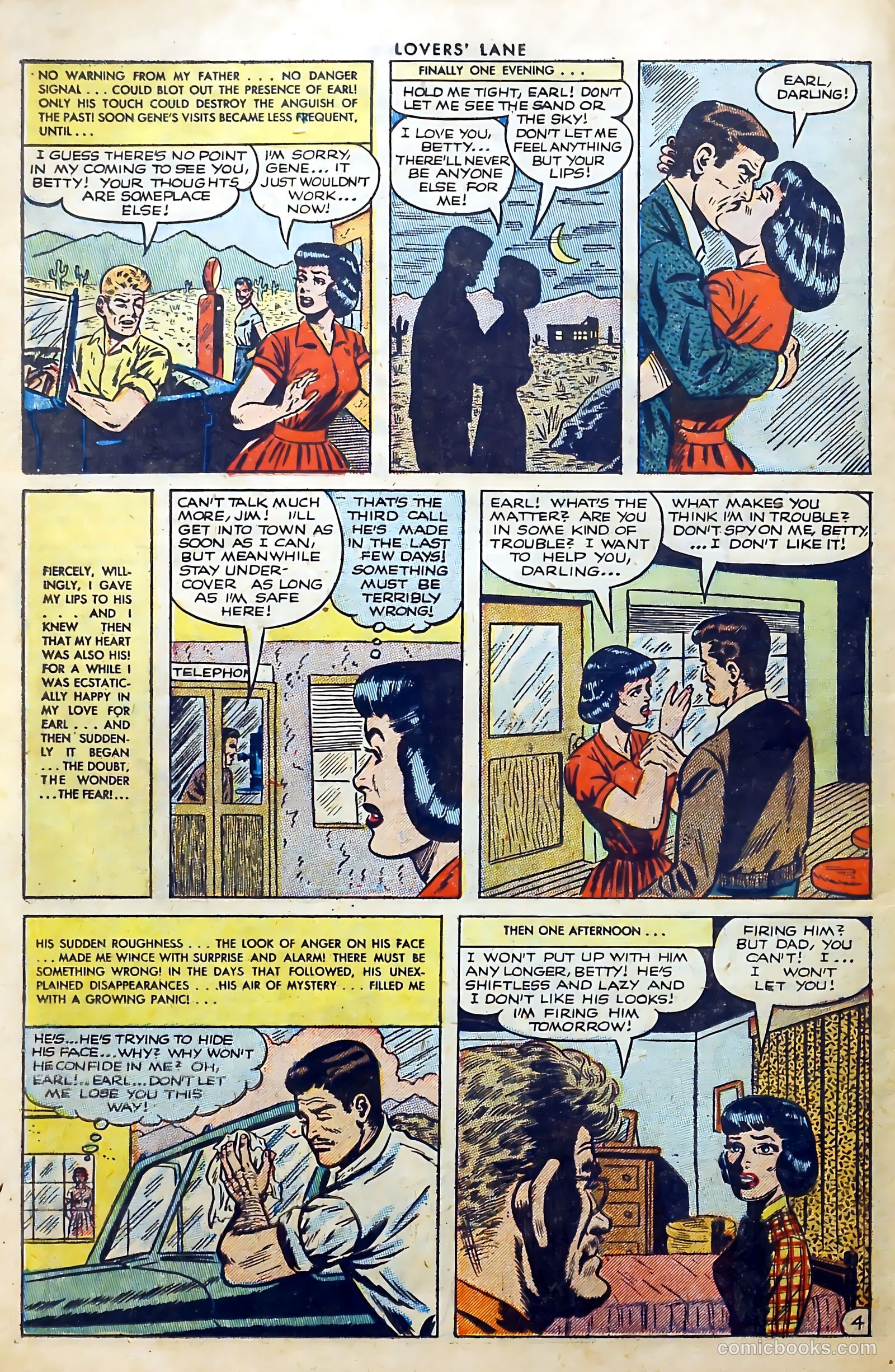 Lovers' Lane #36 (1953, Lev Gleason Publications, Inc.) — page 22 of 37