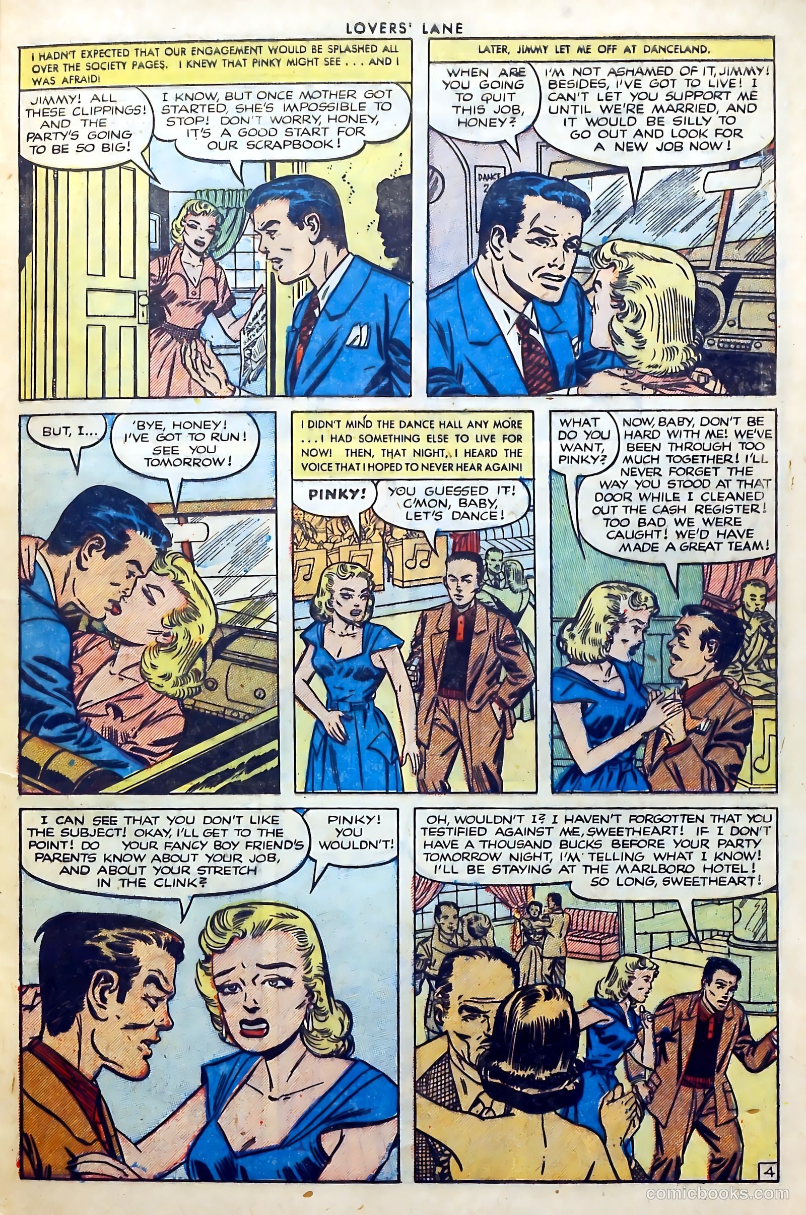 Lovers' Lane #36 (1953, Lev Gleason Publications, Inc.) — page 29 of 37