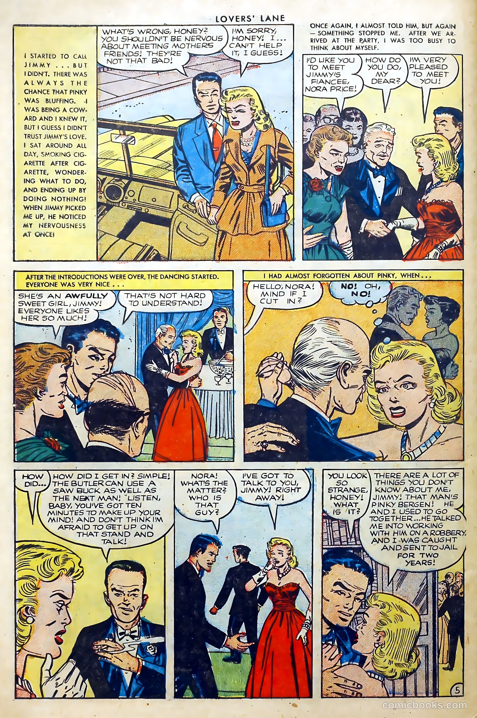 Lovers' Lane #36 (1953, Lev Gleason Publications, Inc.) — page 30 of 37
