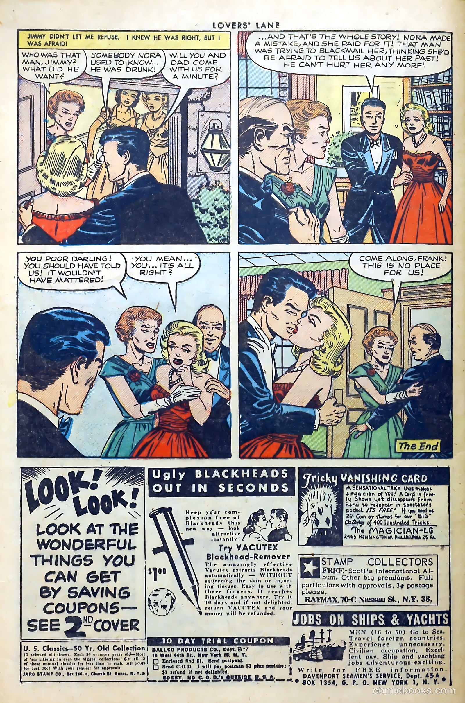 Lovers' Lane #36 (1953, Lev Gleason Publications, Inc.) — page 32 of 37