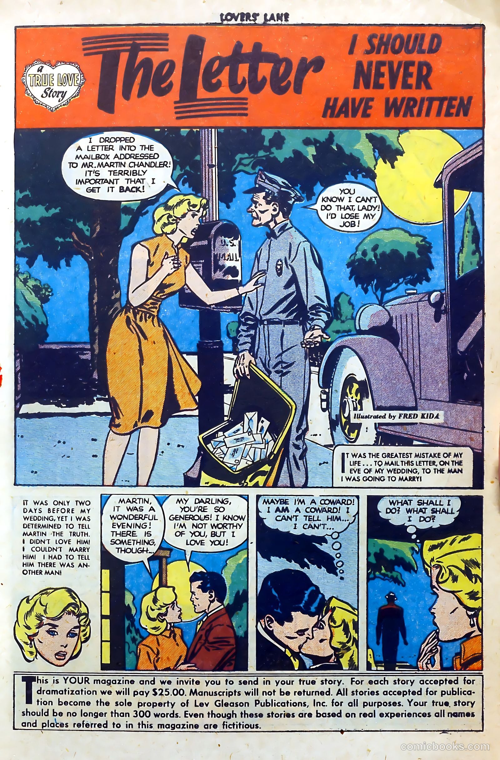 Lovers' Lane #5 (1950, Lev Gleason Publications, Inc.) — page 3 of 53