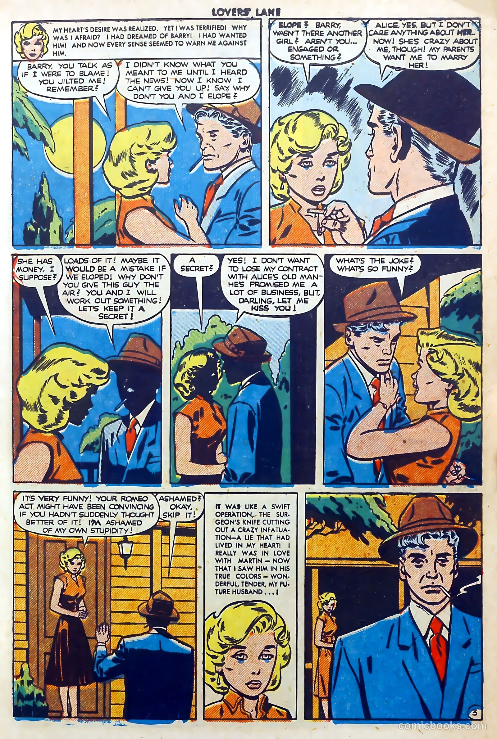 Lovers' Lane #5 (1950, Lev Gleason Publications, Inc.) — page 5 of 53