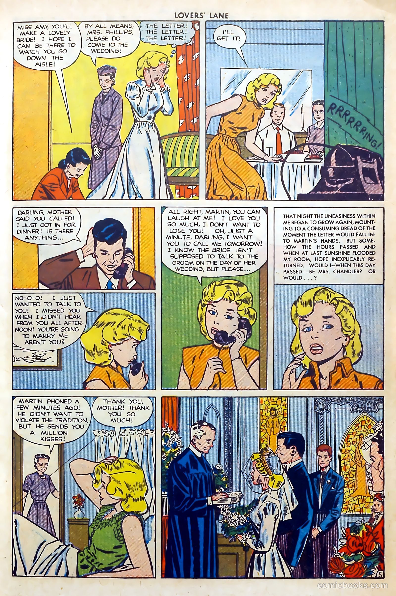 Lovers' Lane #5 (1950, Lev Gleason Publications, Inc.) — page 7 of 53
