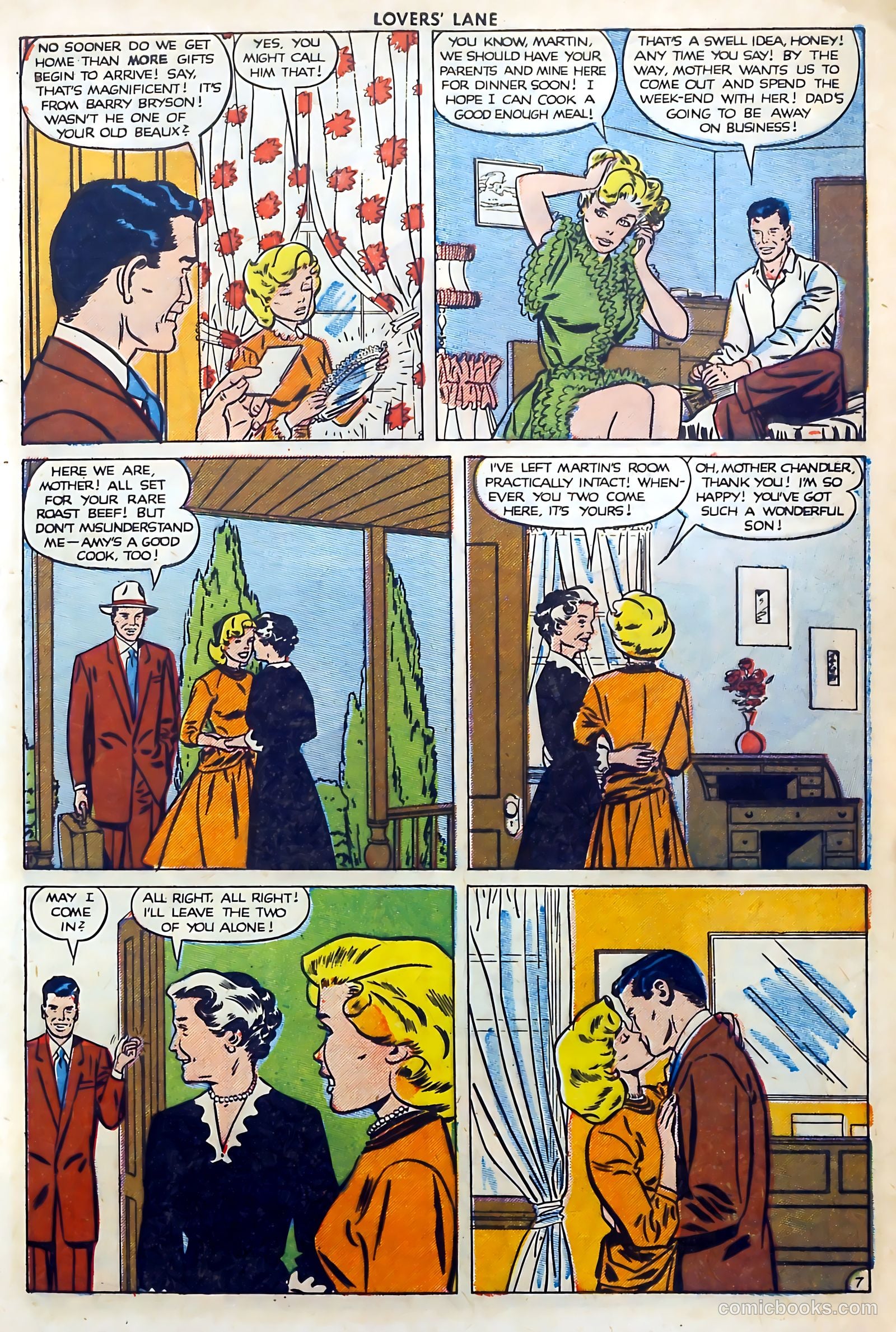 Lovers' Lane #5 (1950, Lev Gleason Publications, Inc.) — page 9 of 53