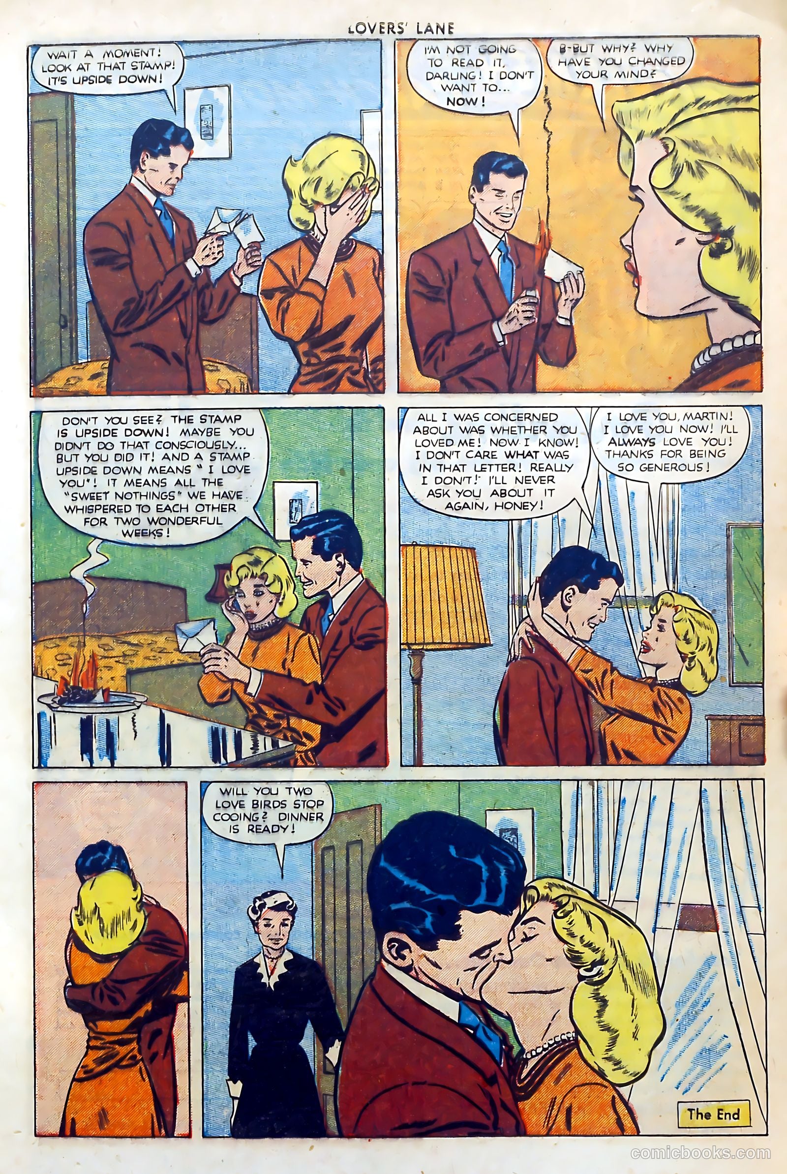 Lovers' Lane #5 (1950, Lev Gleason Publications, Inc.) — page 11 of 53