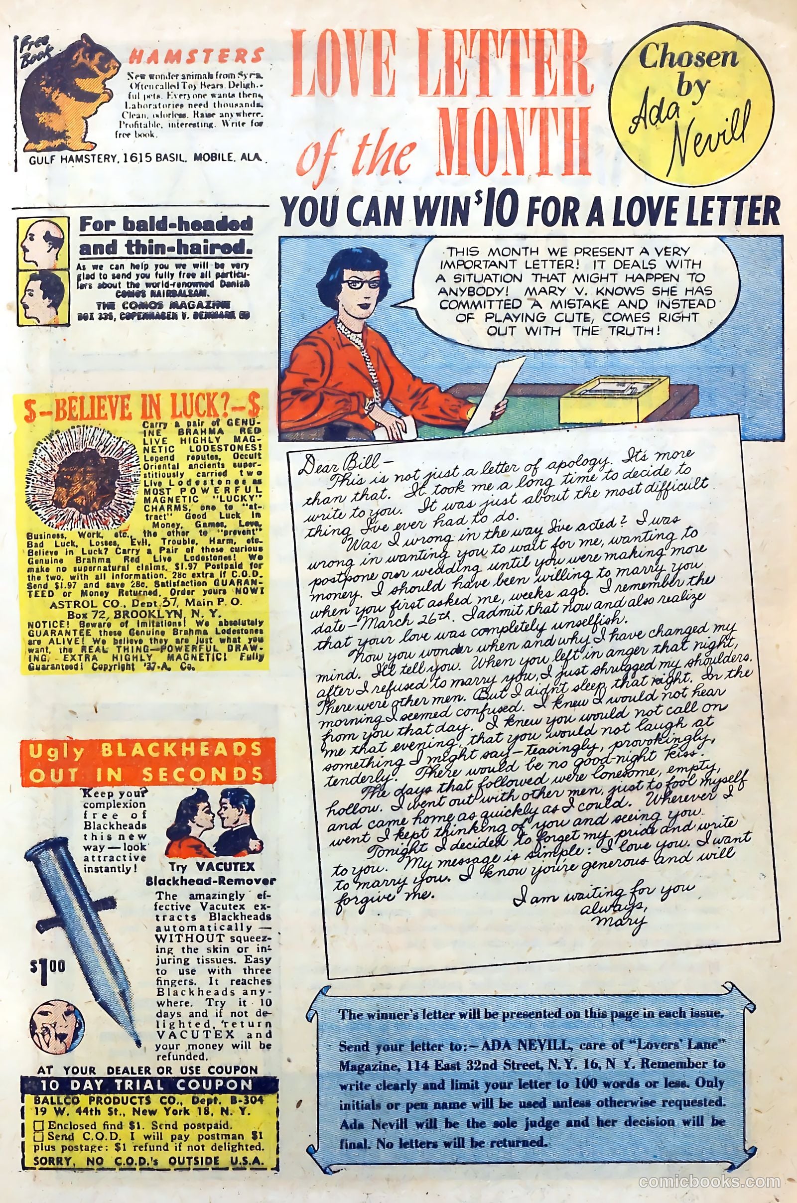 Lovers' Lane #5 (1950, Lev Gleason Publications, Inc.) — page 13 of 53