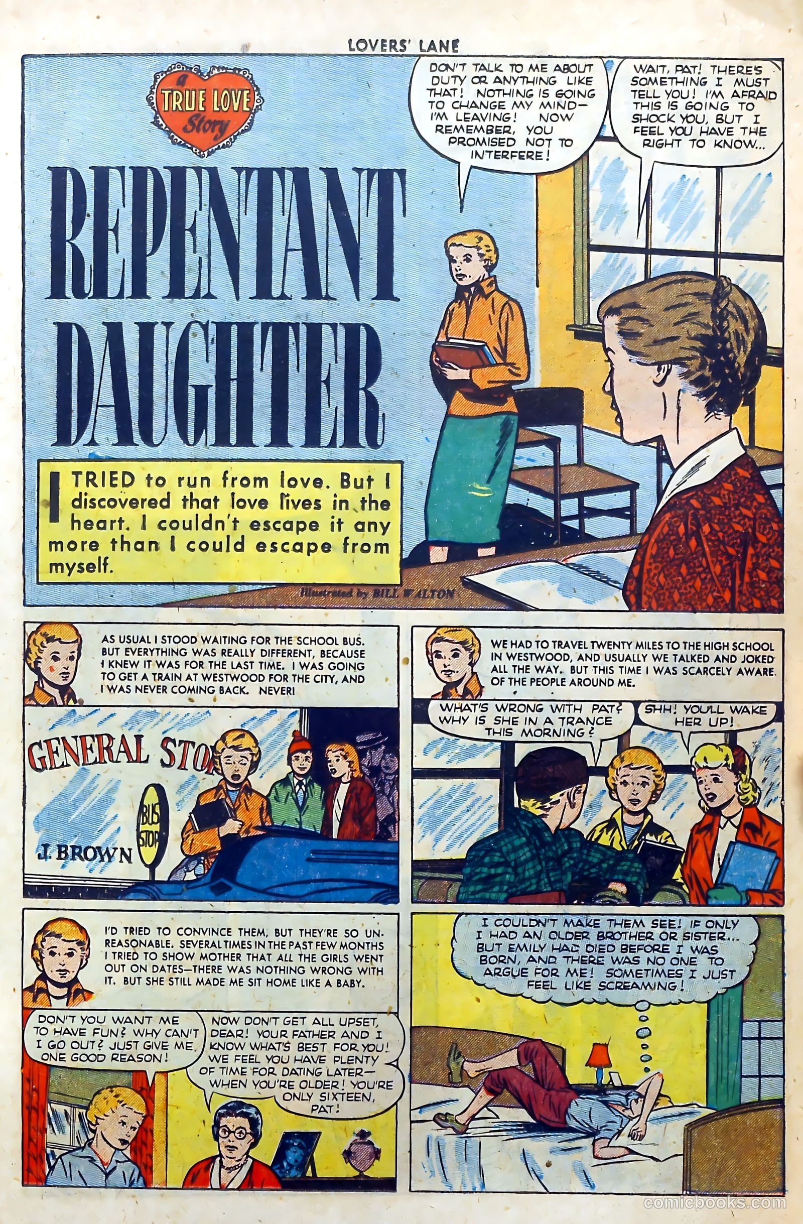 Lovers' Lane #5 (1950, Lev Gleason Publications, Inc.) — page 15 of 53