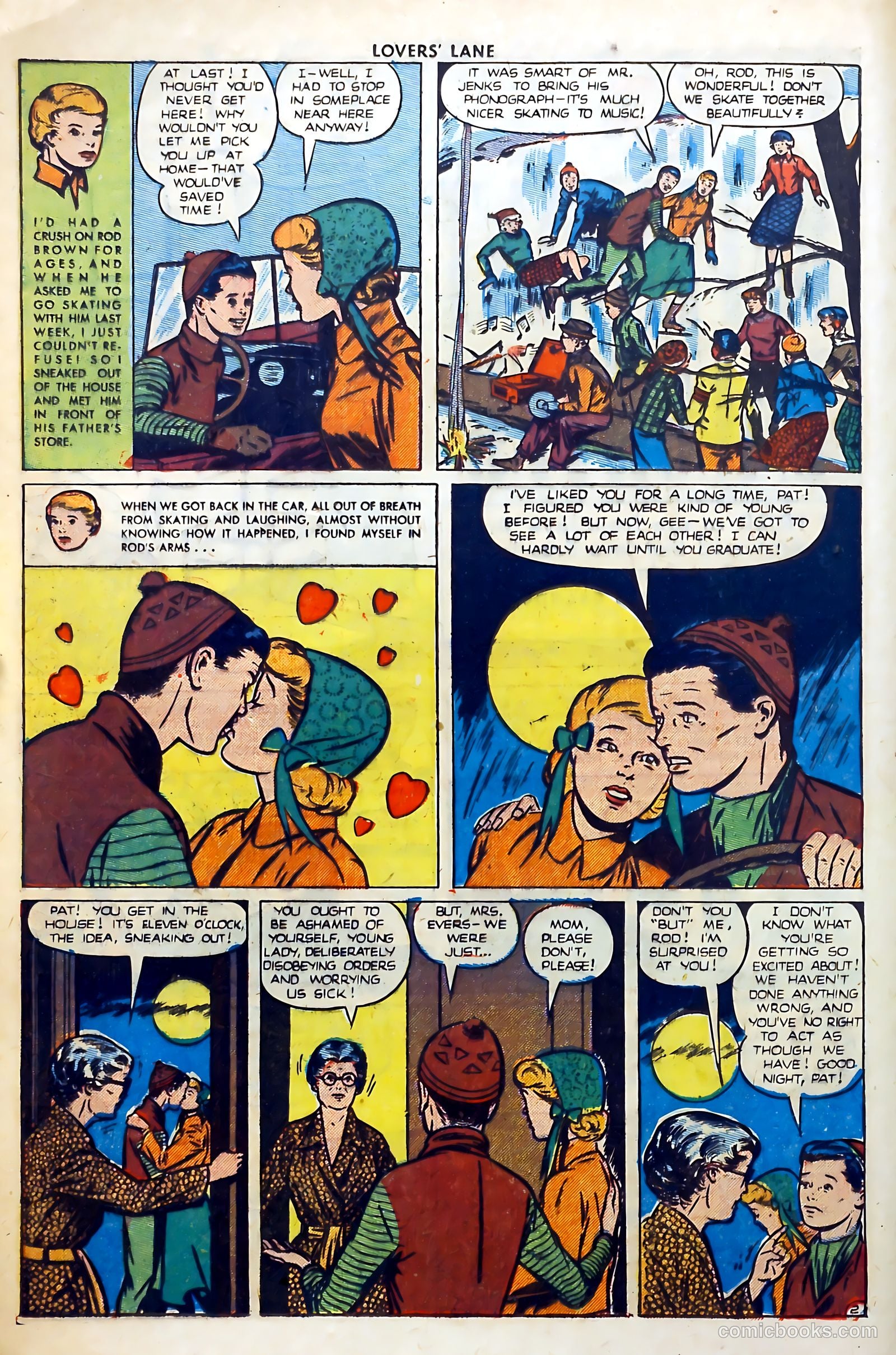 Lovers' Lane #5 (1950, Lev Gleason Publications, Inc.) — page 16 of 53