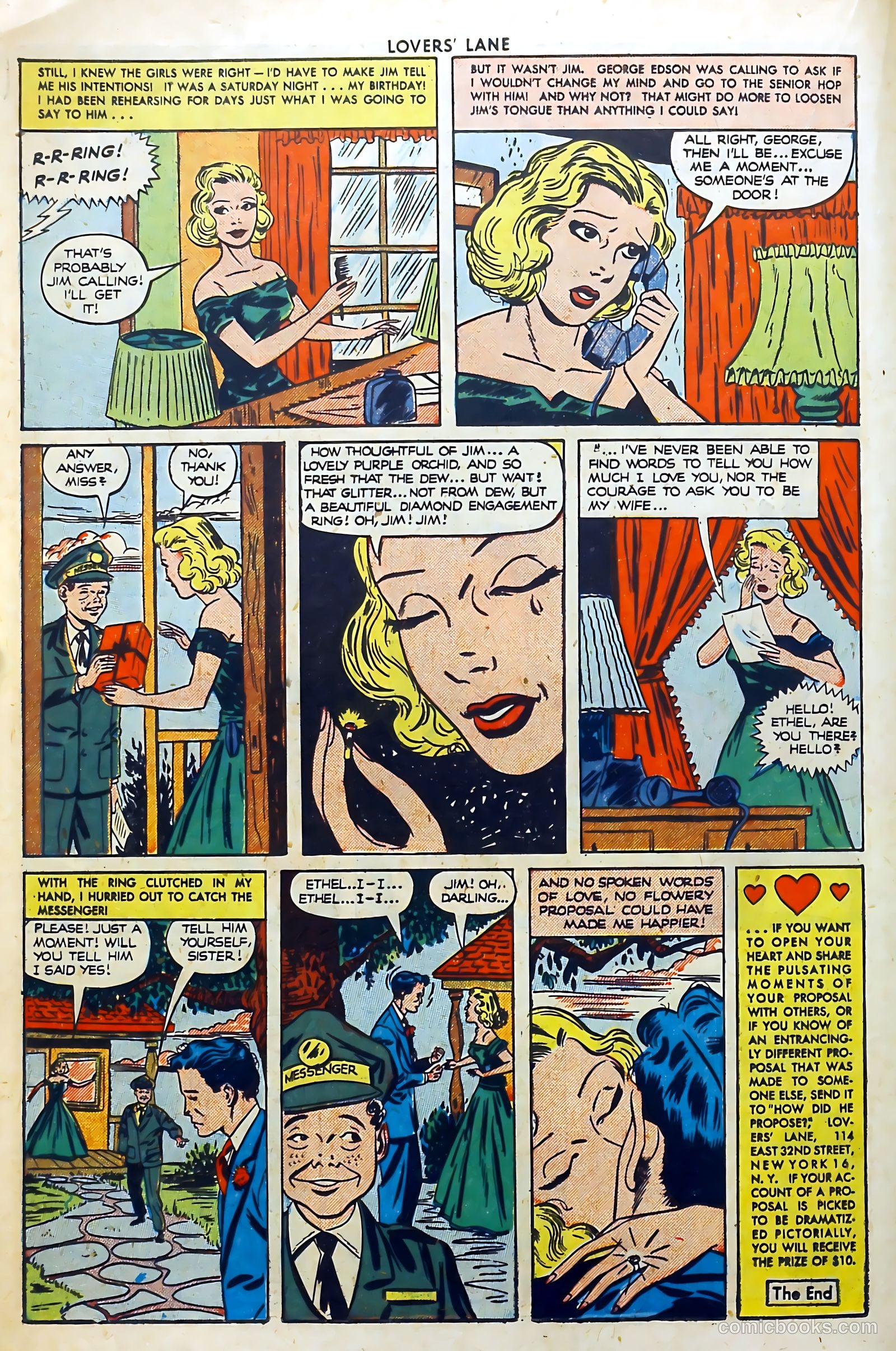 Lovers' Lane #5 (1950, Lev Gleason Publications, Inc.) — page 24 of 53