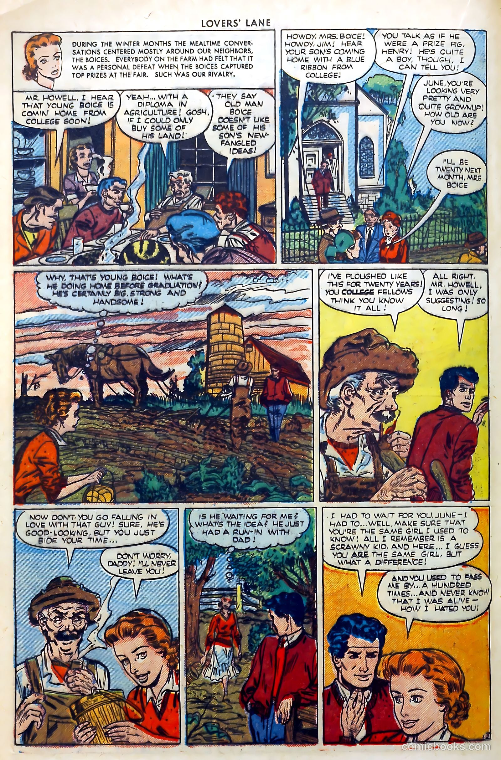 Lovers' Lane #5 (1950, Lev Gleason Publications, Inc.) — page 30 of 53