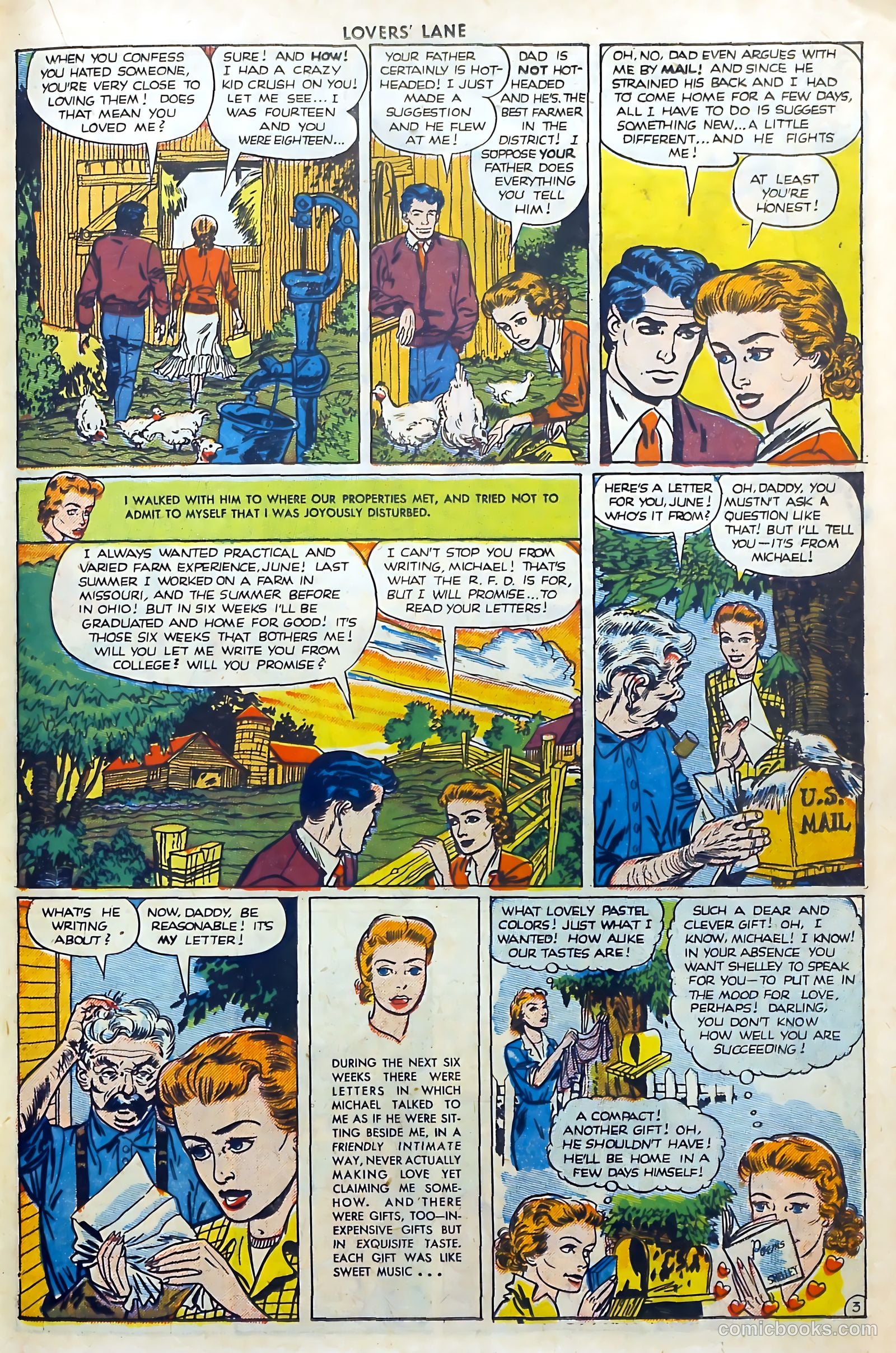 Lovers' Lane #5 (1950, Lev Gleason Publications, Inc.) — page 31 of 53