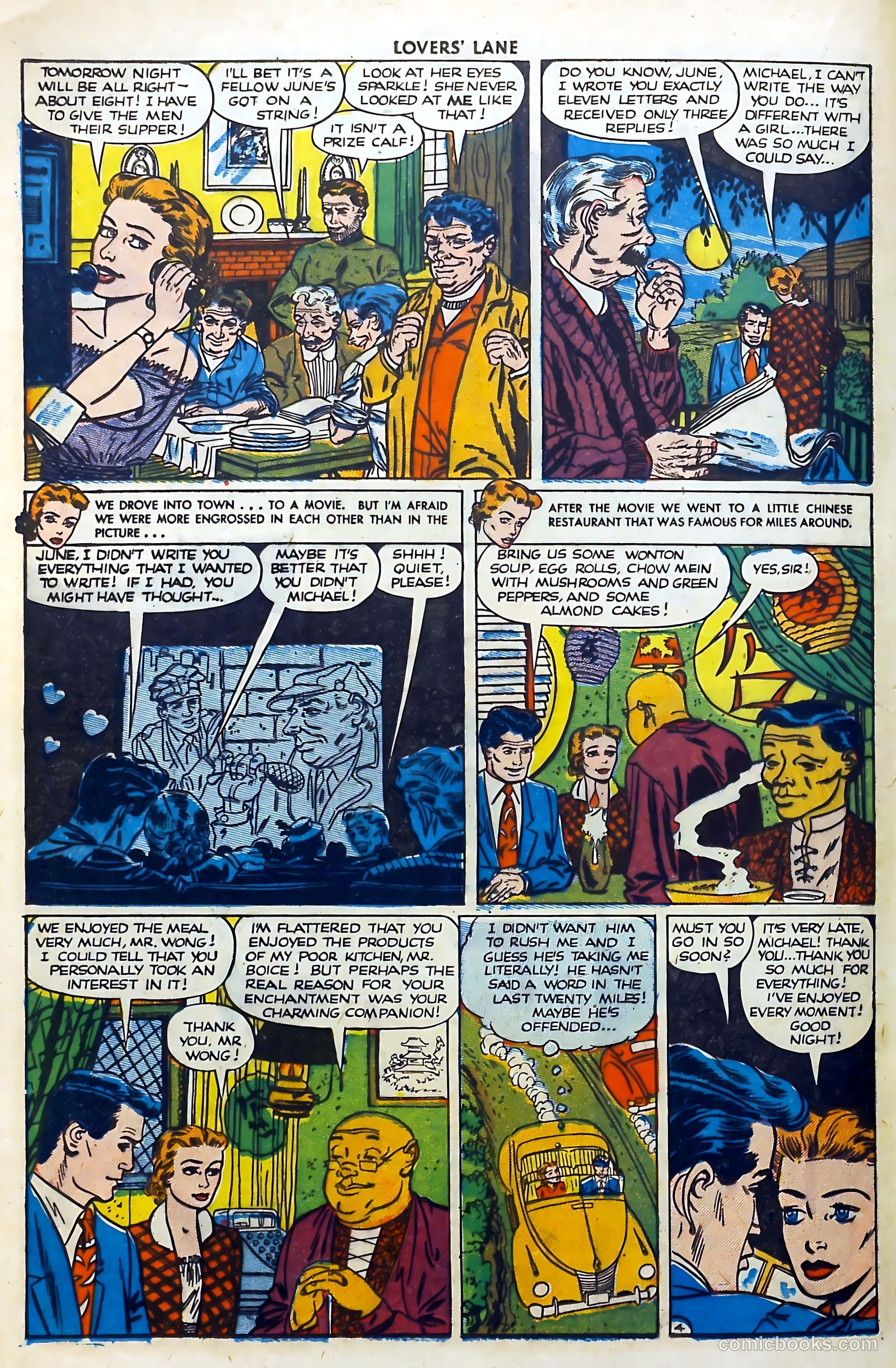 Lovers' Lane #5 (1950, Lev Gleason Publications, Inc.) — page 32 of 53
