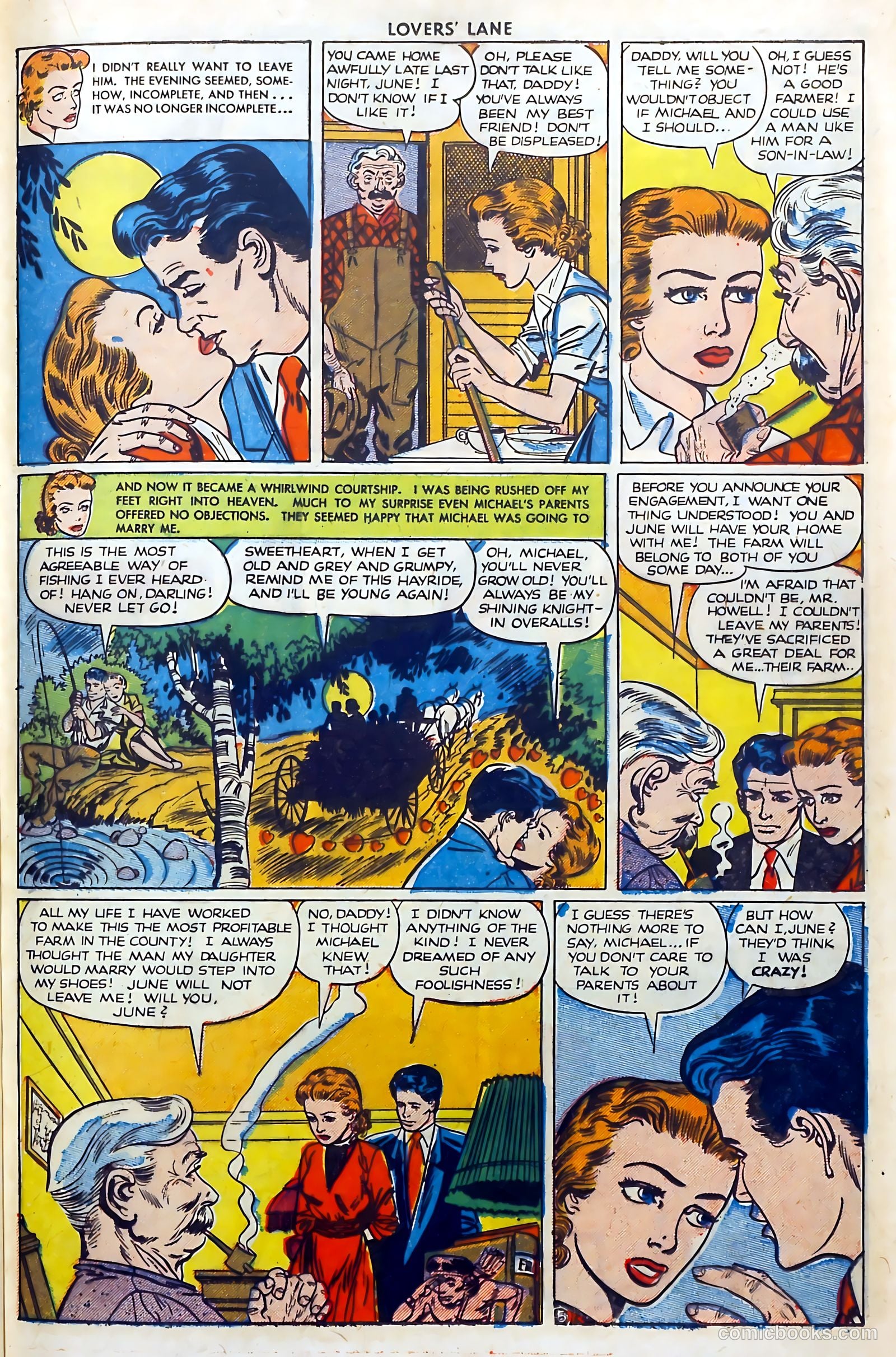 Lovers' Lane #5 (1950, Lev Gleason Publications, Inc.) — page 33 of 53