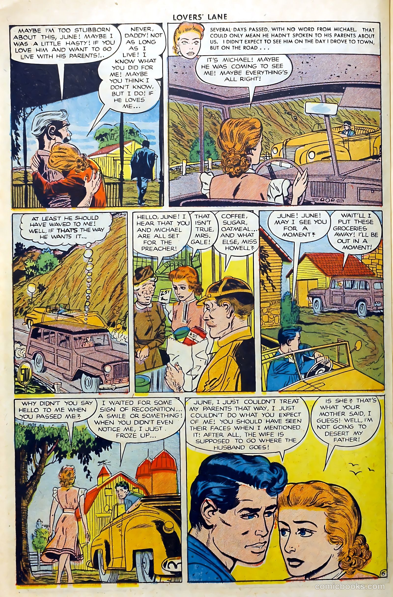 Lovers' Lane #5 (1950, Lev Gleason Publications, Inc.) — page 34 of 53