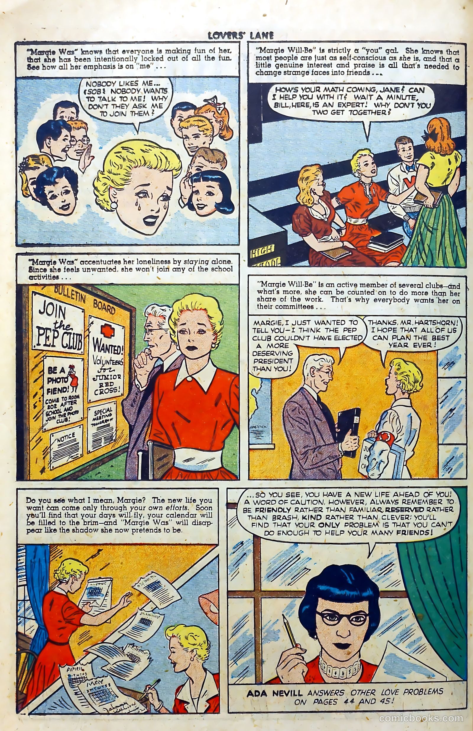 Lovers' Lane #5 (1950, Lev Gleason Publications, Inc.) — page 38 of 53