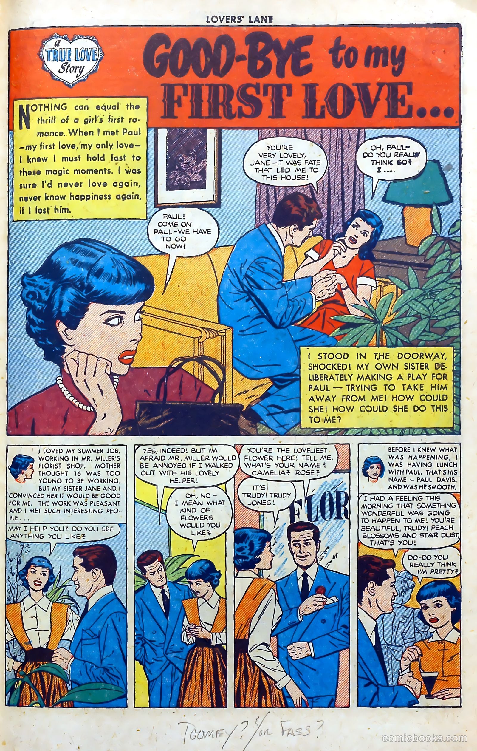 Lovers' Lane #5 (1950, Lev Gleason Publications, Inc.) — page 39 of 53