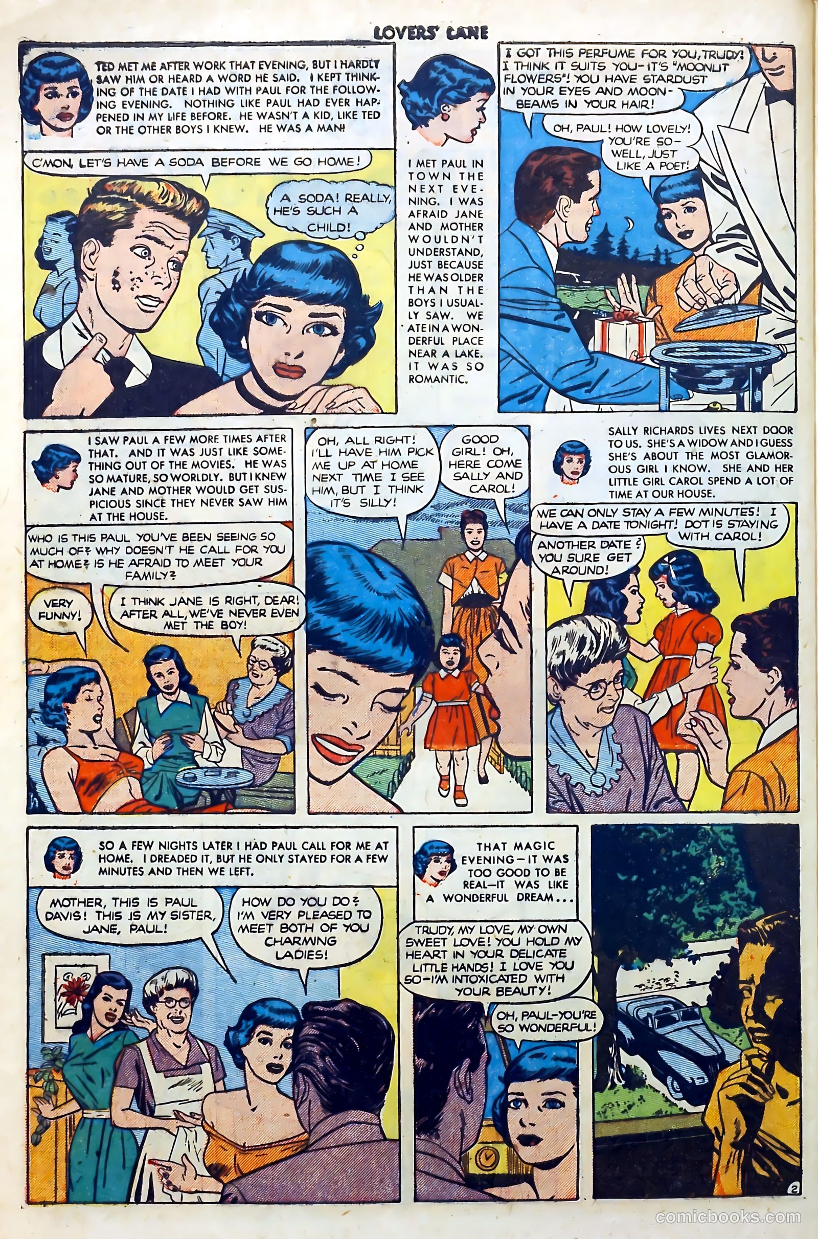 Lovers' Lane #5 (1950, Lev Gleason Publications, Inc.) — page 40 of 53