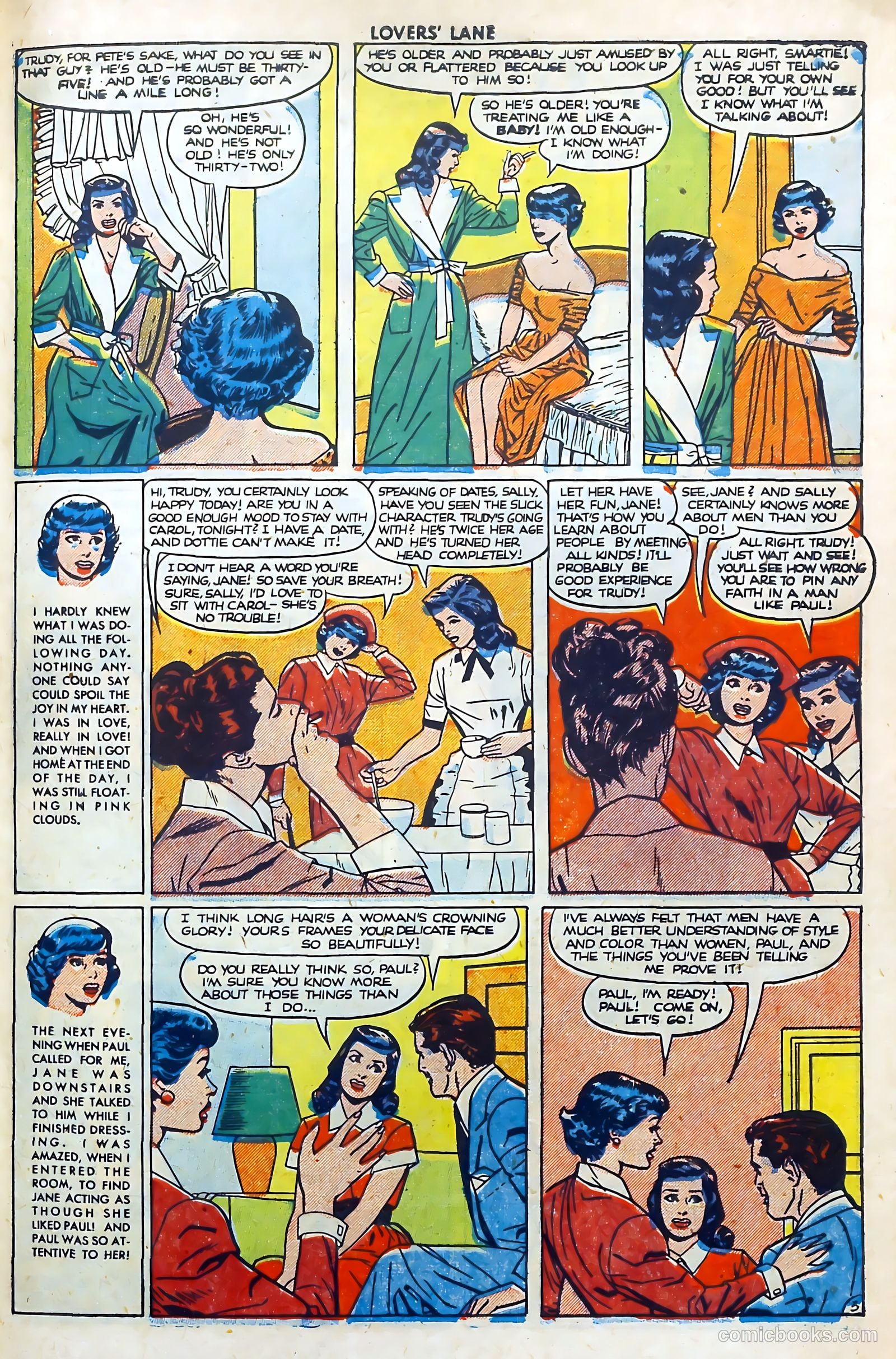 Lovers' Lane #5 (1950, Lev Gleason Publications, Inc.) — page 41 of 53