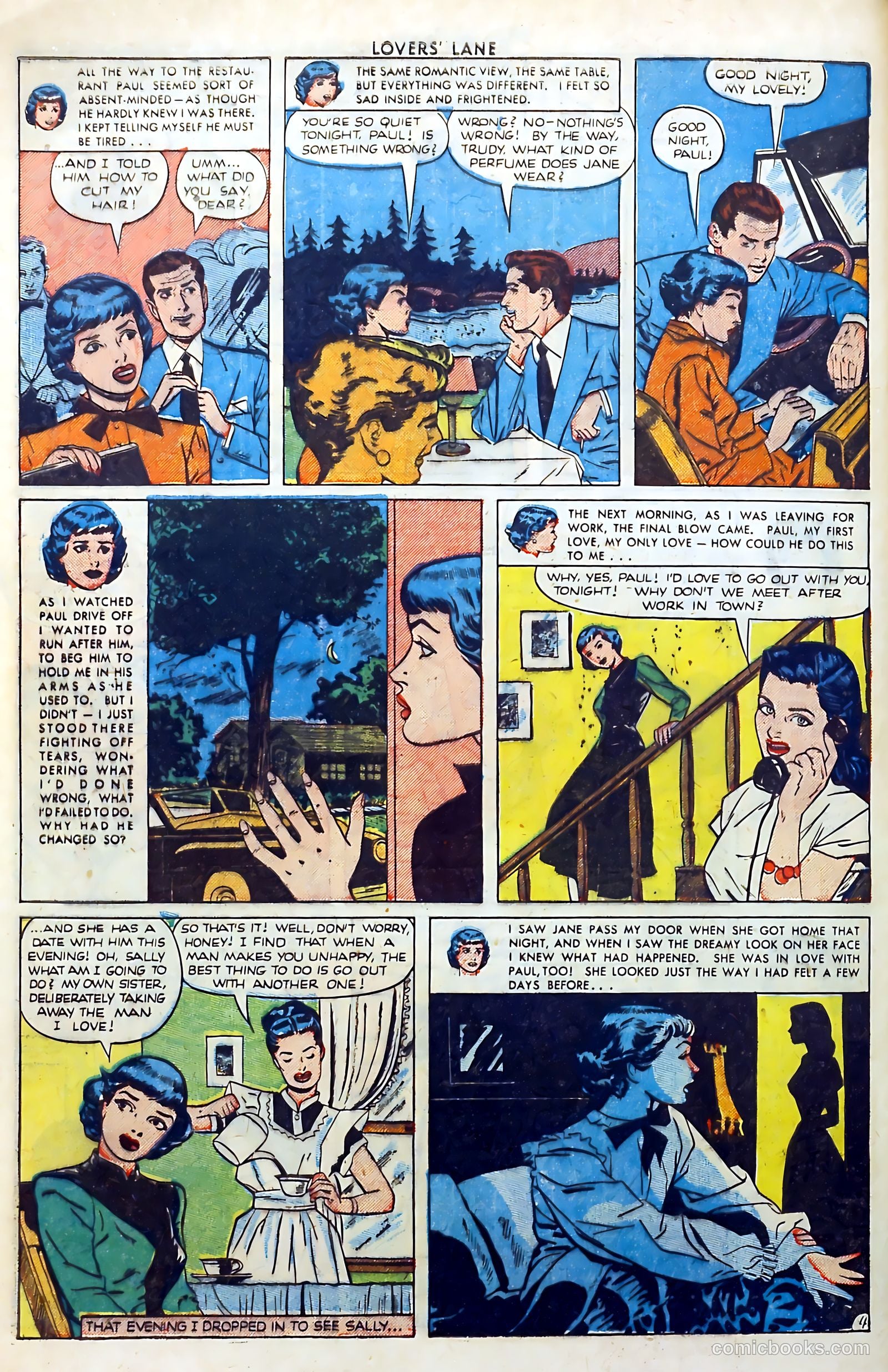 Lovers' Lane #5 (1950, Lev Gleason Publications, Inc.) — page 42 of 53