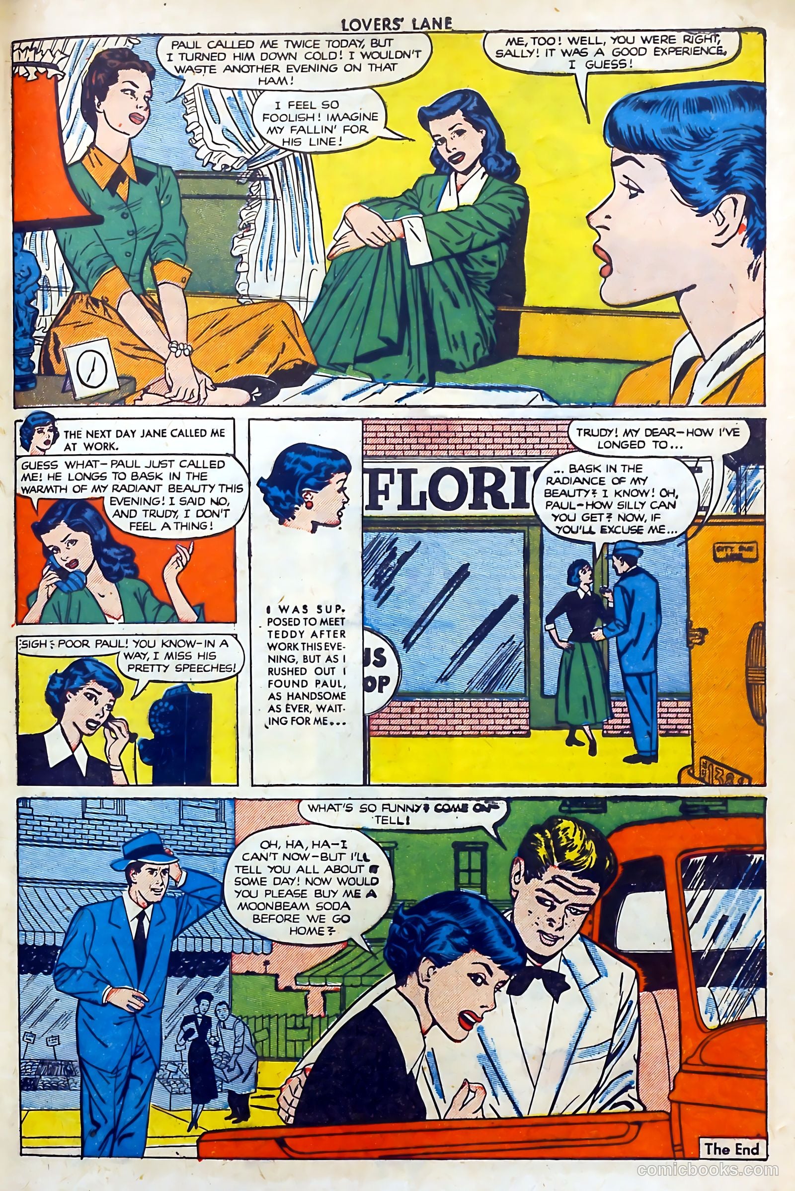 Lovers' Lane #5 (1950, Lev Gleason Publications, Inc.) — page 45 of 53