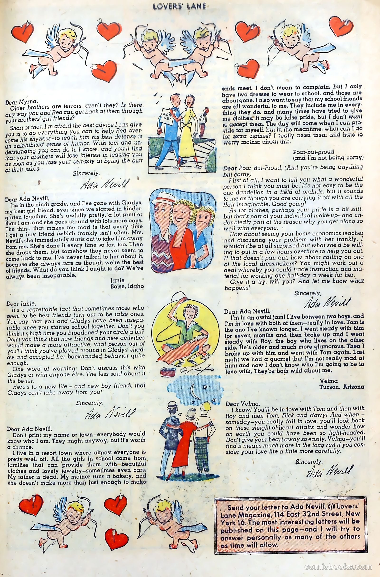 Lovers' Lane #5 (1950, Lev Gleason Publications, Inc.) — page 47 of 53