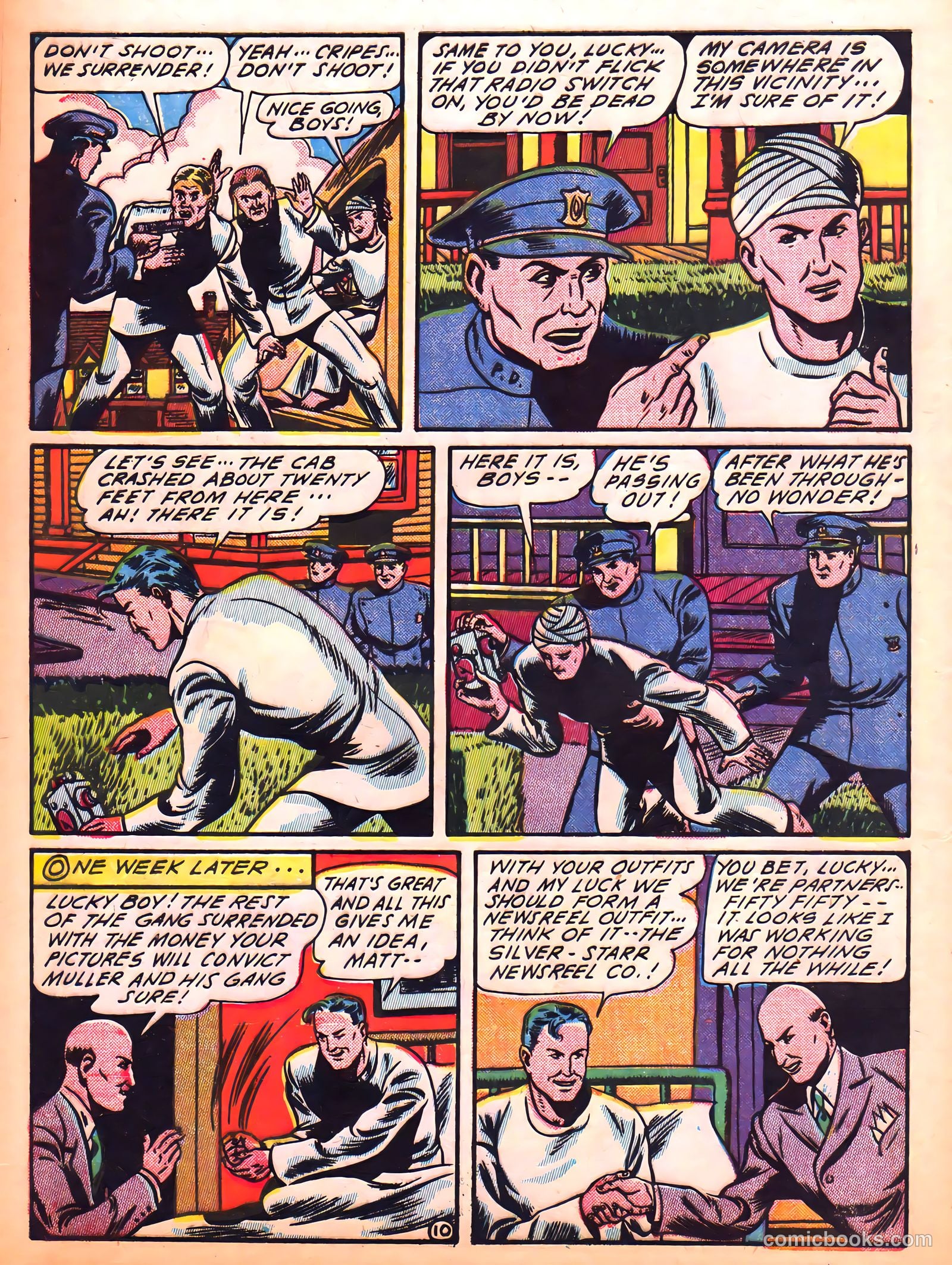 Lucky Comics #1 (1943) — page 12