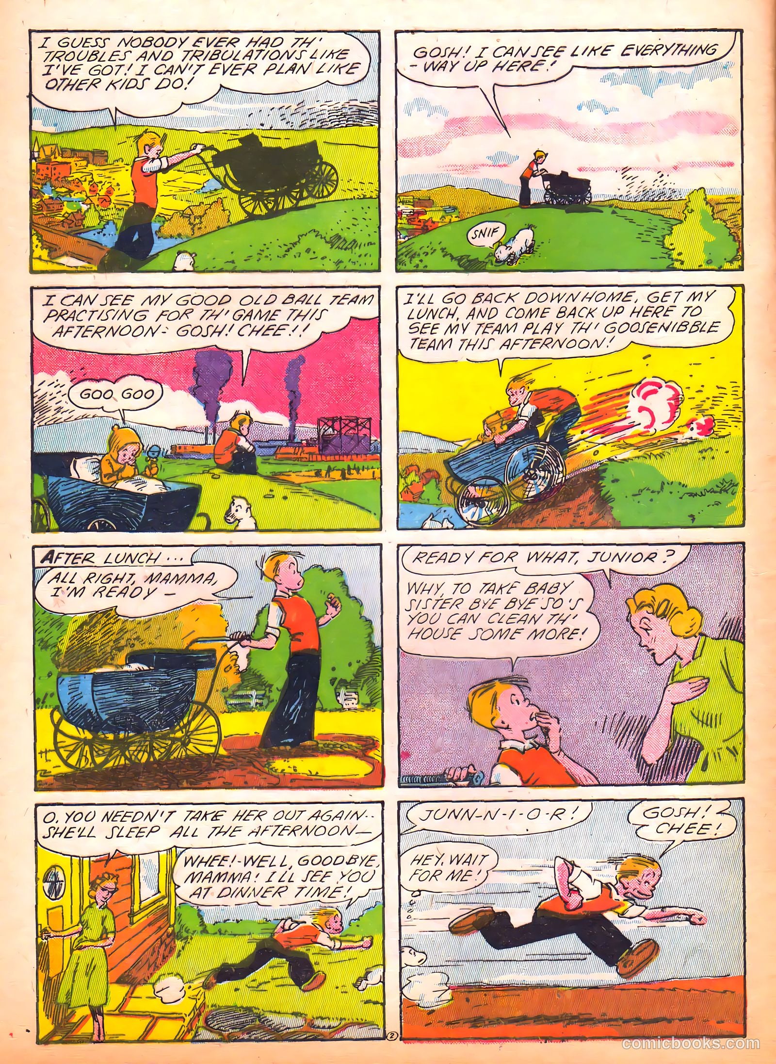 Lucky Comics #1 (1943) — page 36