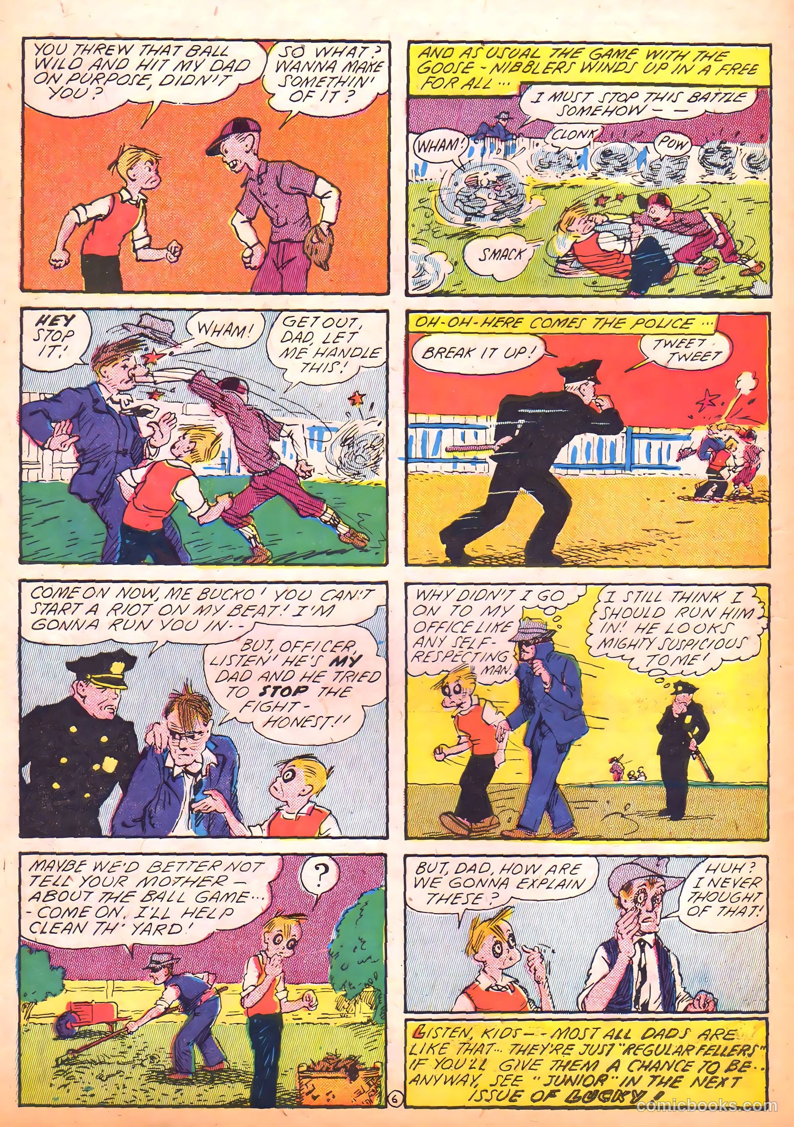 Lucky Comics #1 (1943) — page 40