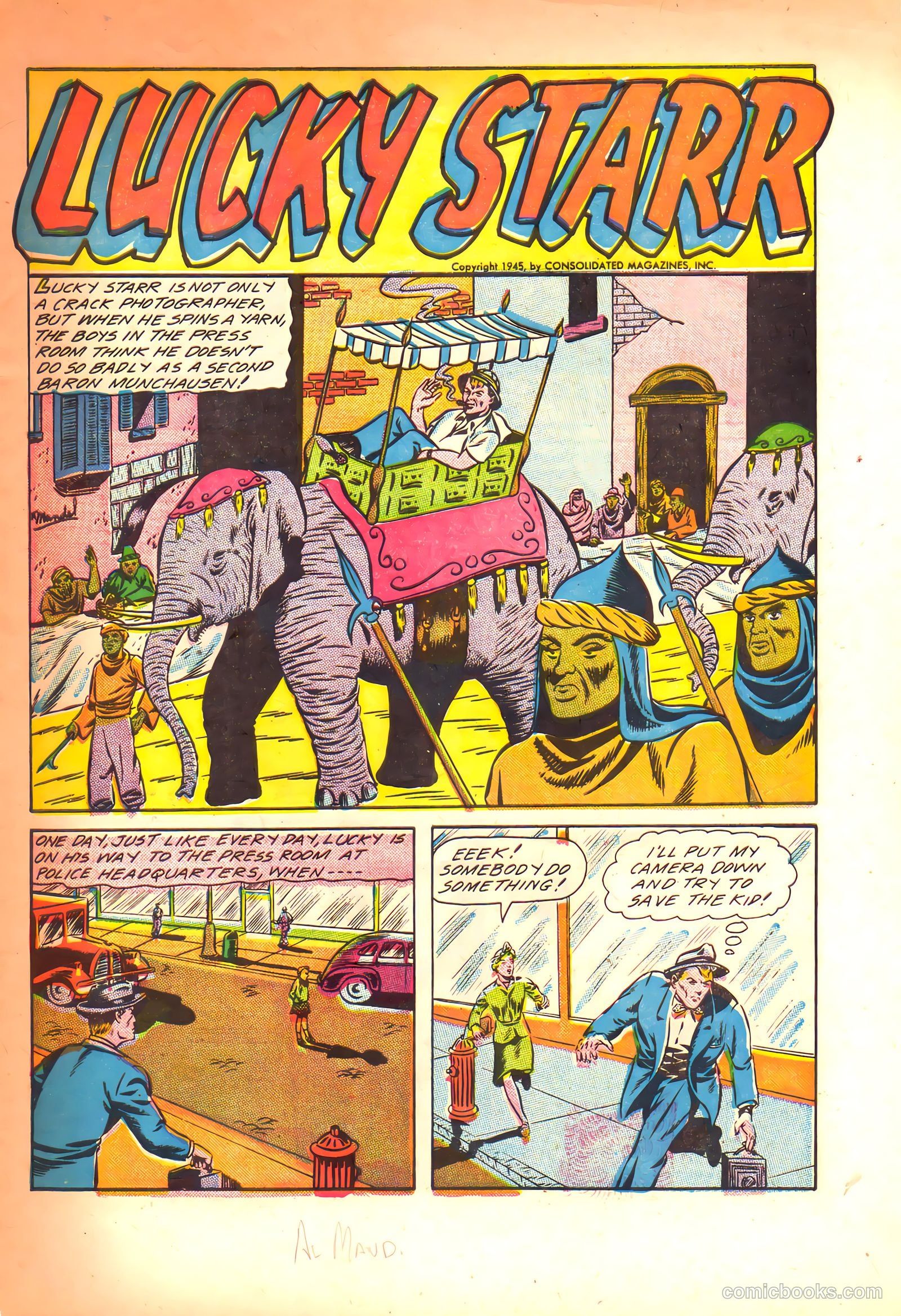 Lucky Comics #3 (1945) — page 3