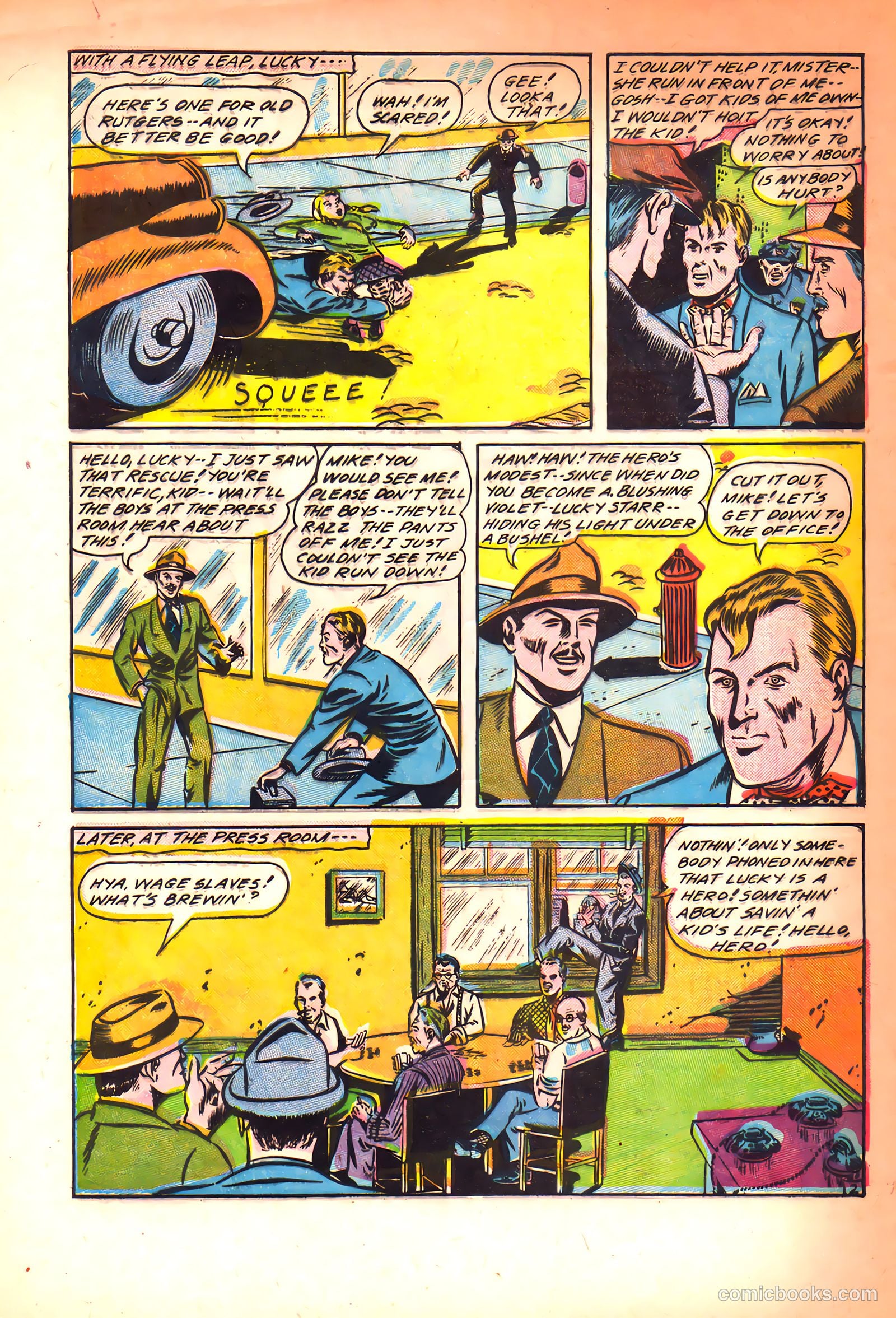 Lucky Comics #3 (1945) — page 4