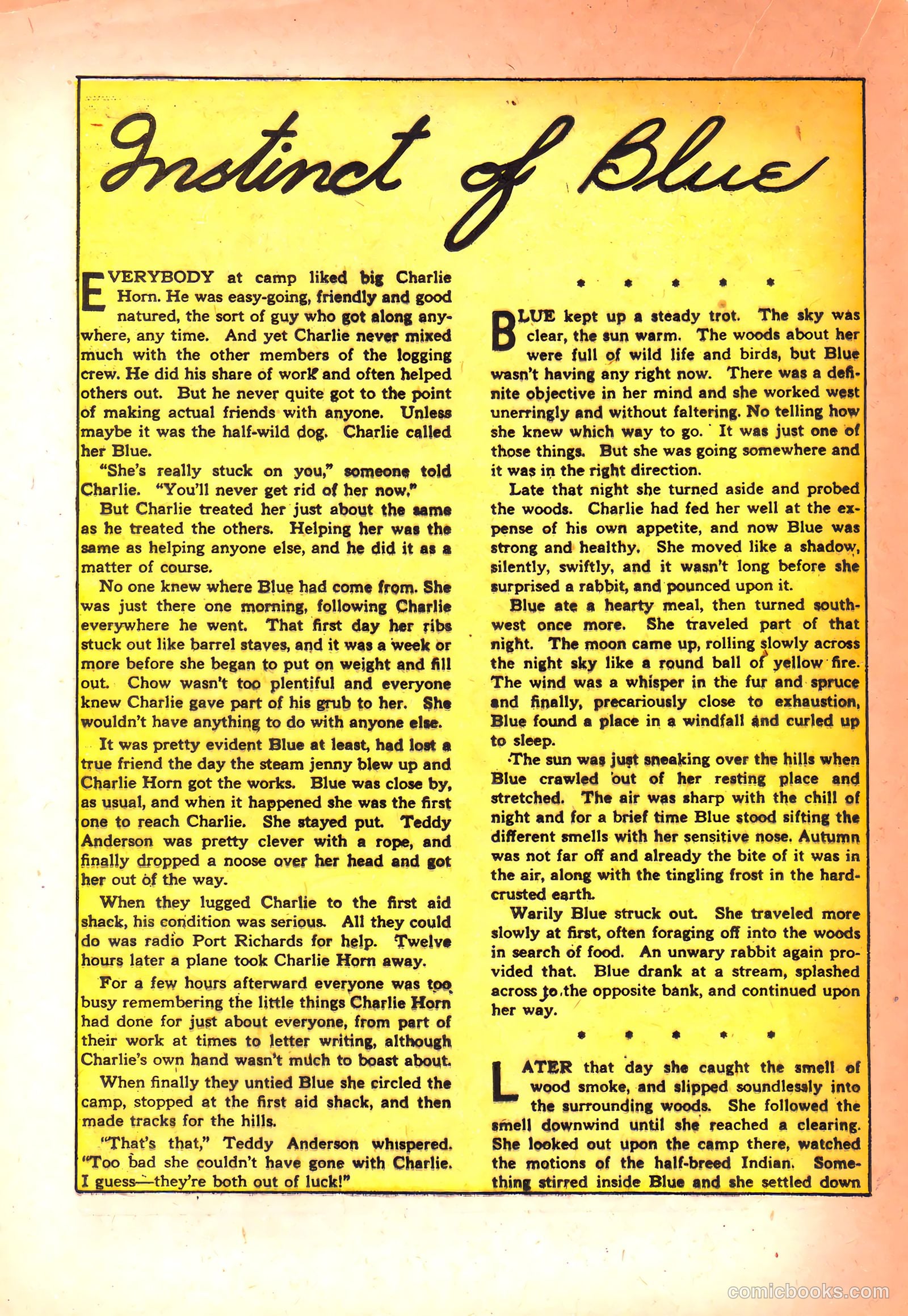 Lucky Comics #3 (1945) — page 20